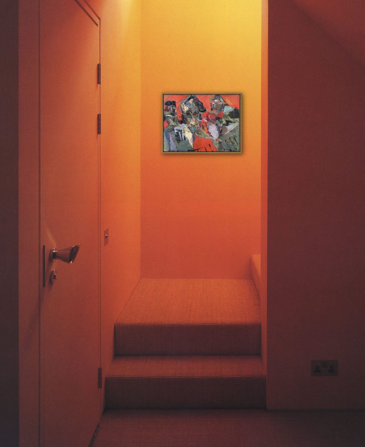 Very Fine Outsider Artist Oil On Canvas, English, 1990s photo 625.0