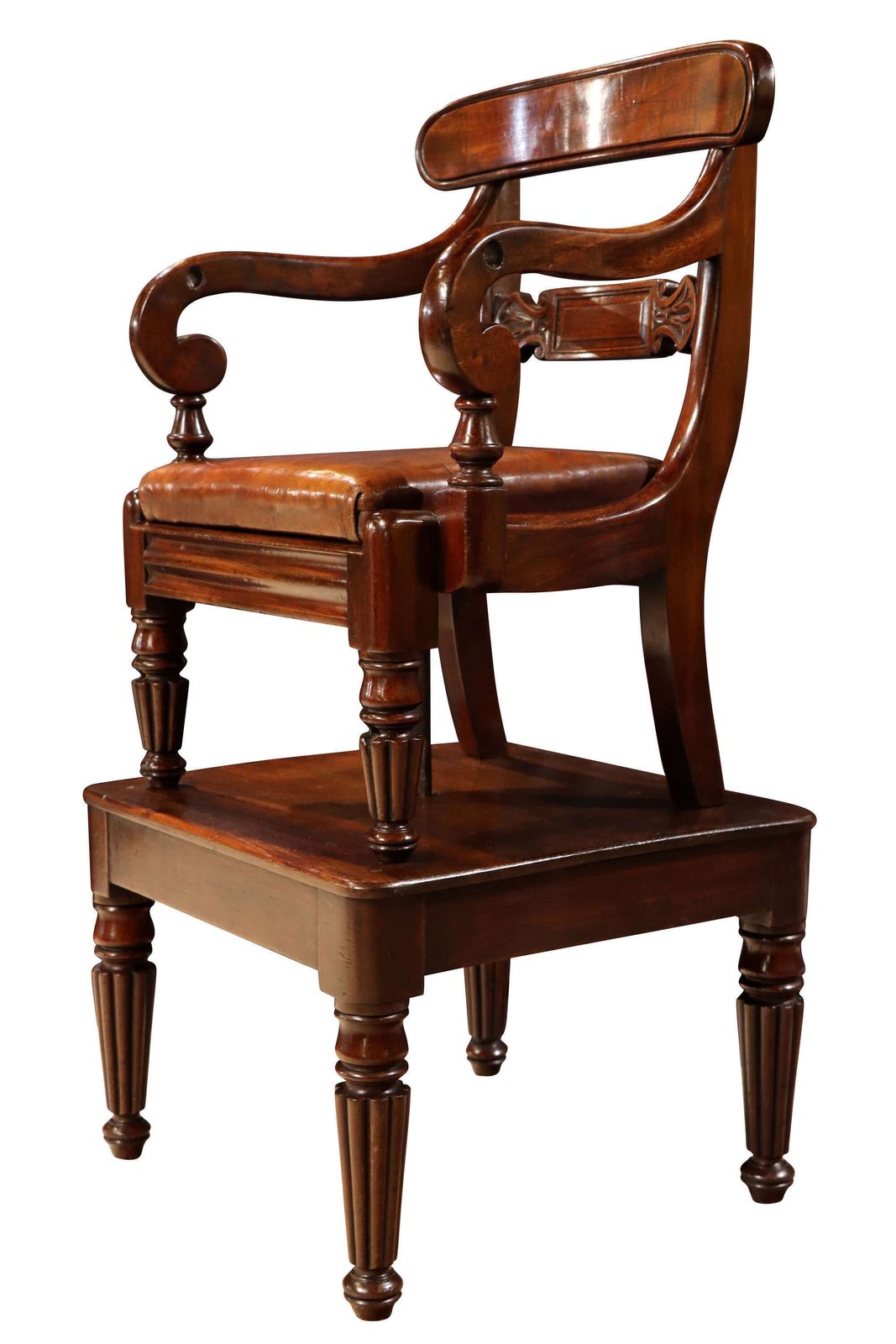 William IV Mahogany Metamorphic Child’s High Chair photo furniture