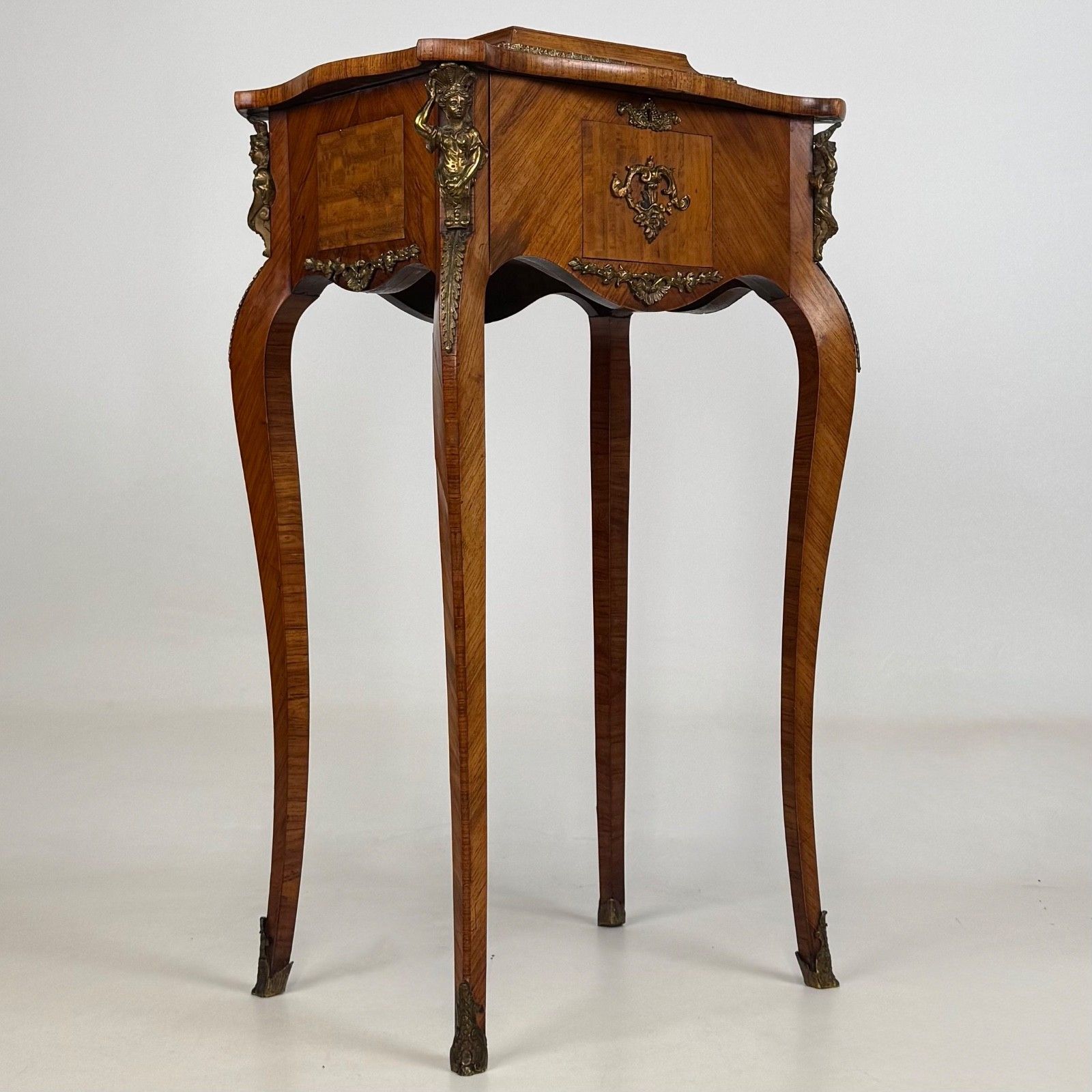 Antique 19th Century Decorative French Cabinet In Walnut ( Af 5709 ) photo vintage