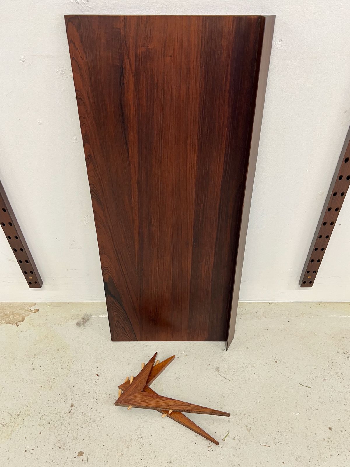Poul Cadovius Rosewood Magazine Shelf, 1960s photo furniture