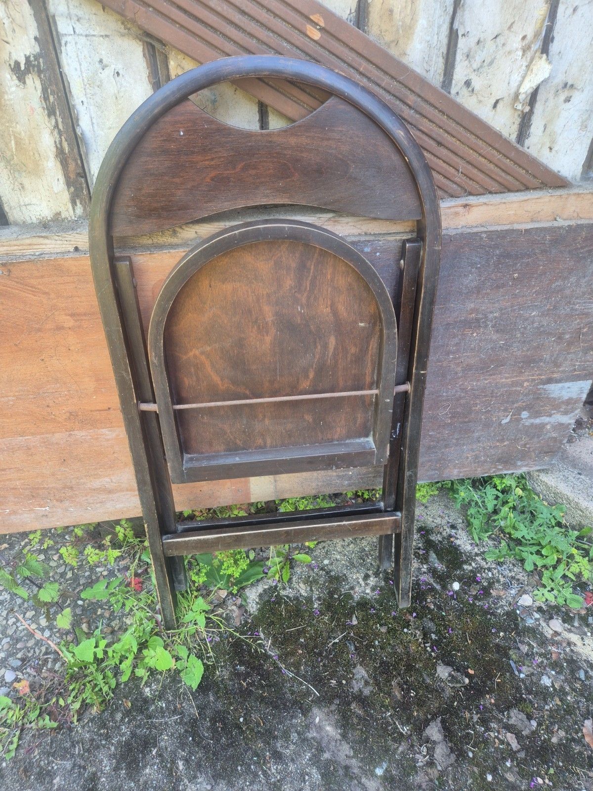 85.0 Antique Thonet B751 Bauhaus Style Folding Bentwood Chair photo
