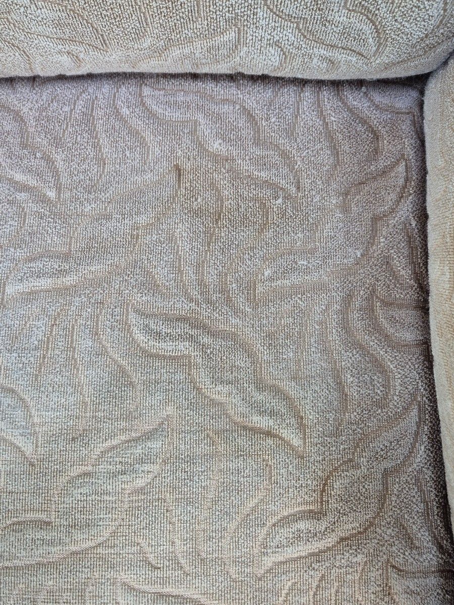 Antique Danish Art Deco Armchair Cream Moquette Beech Frame 1920s Eb02887 photo 275.0