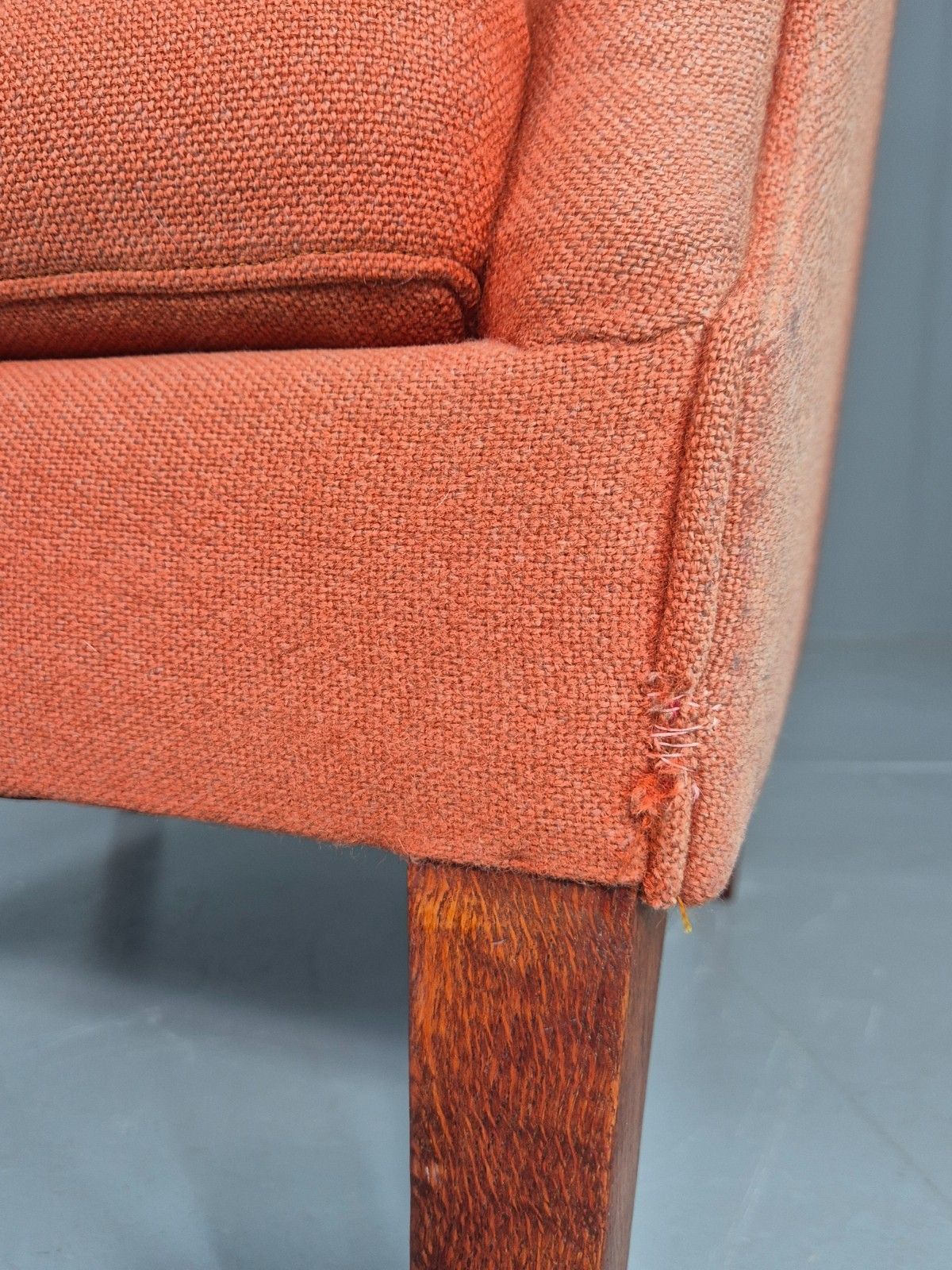 Vintage Midcentury Wing Back Armchair Danish Design 1960s Retro Eb12115 photo Furniture