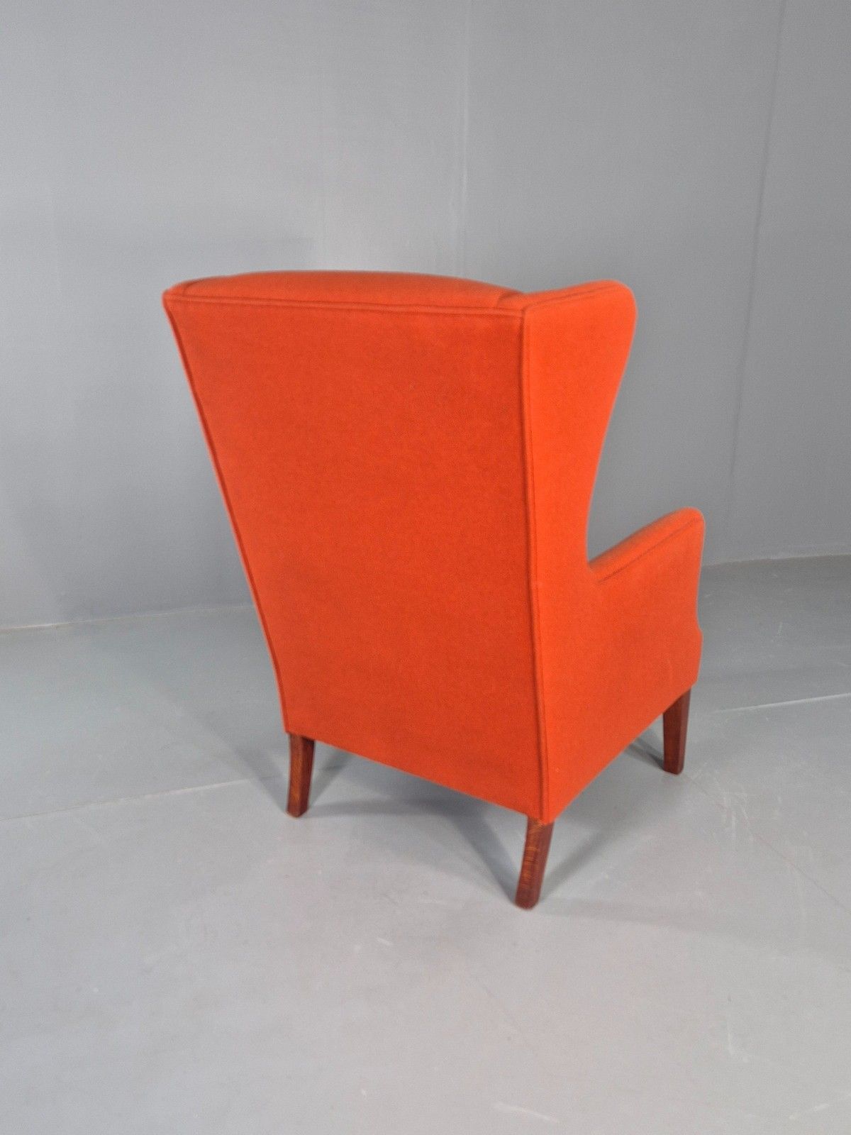 Vintage Midcentury Wing Back Armchair Danish Design 1960s Retro Eb12115 photo vintage