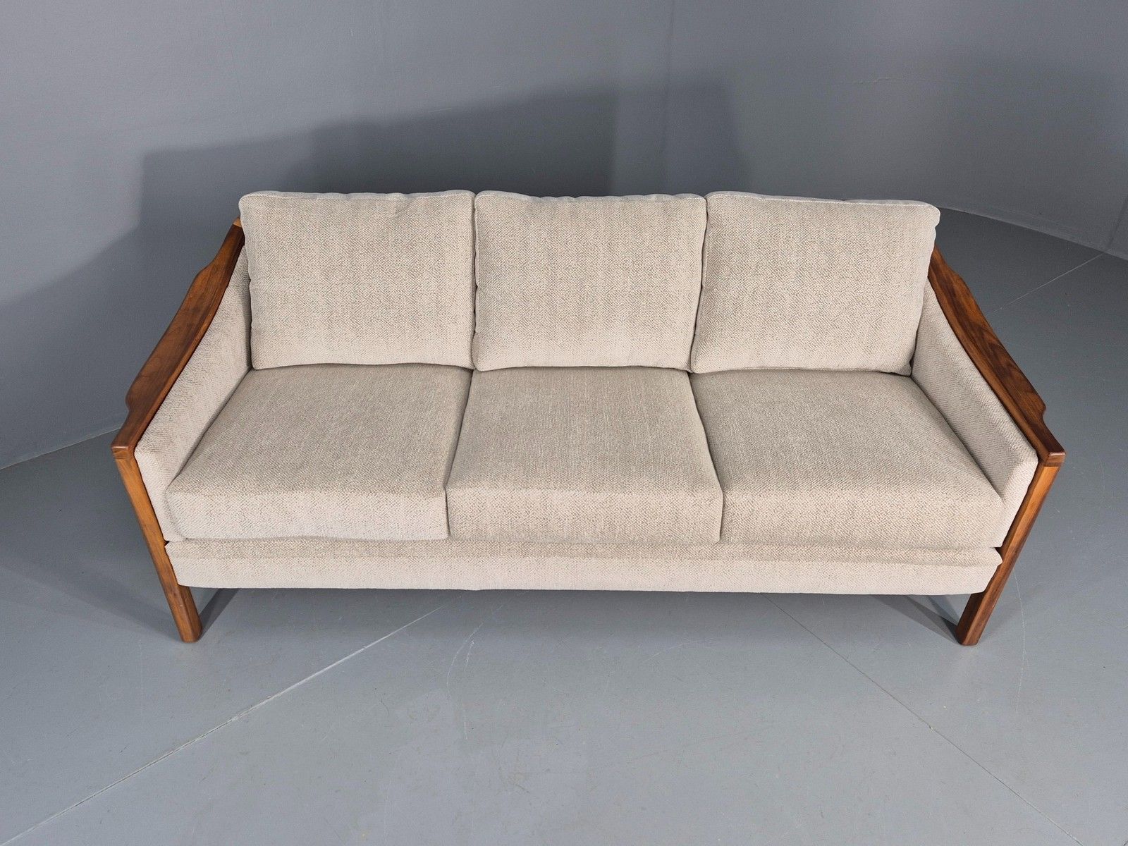 Vintage Mid Century 3 Seater Sofa New Upholstery Brdr Andersen Retro 60s Eb11145 photo Furniture