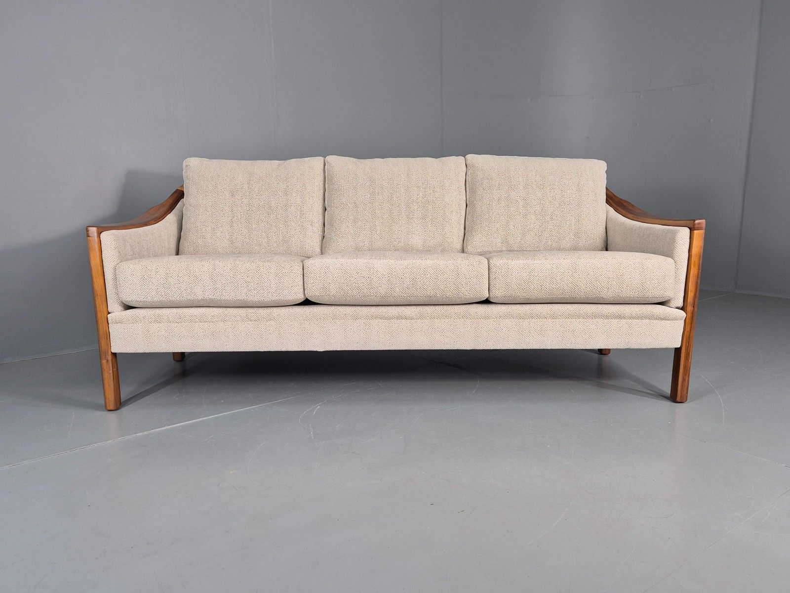 Vintage Mid Century 3 Seater Sofa New Upholstery Brdr Andersen Retro 60s Eb11145 photo 2250.0