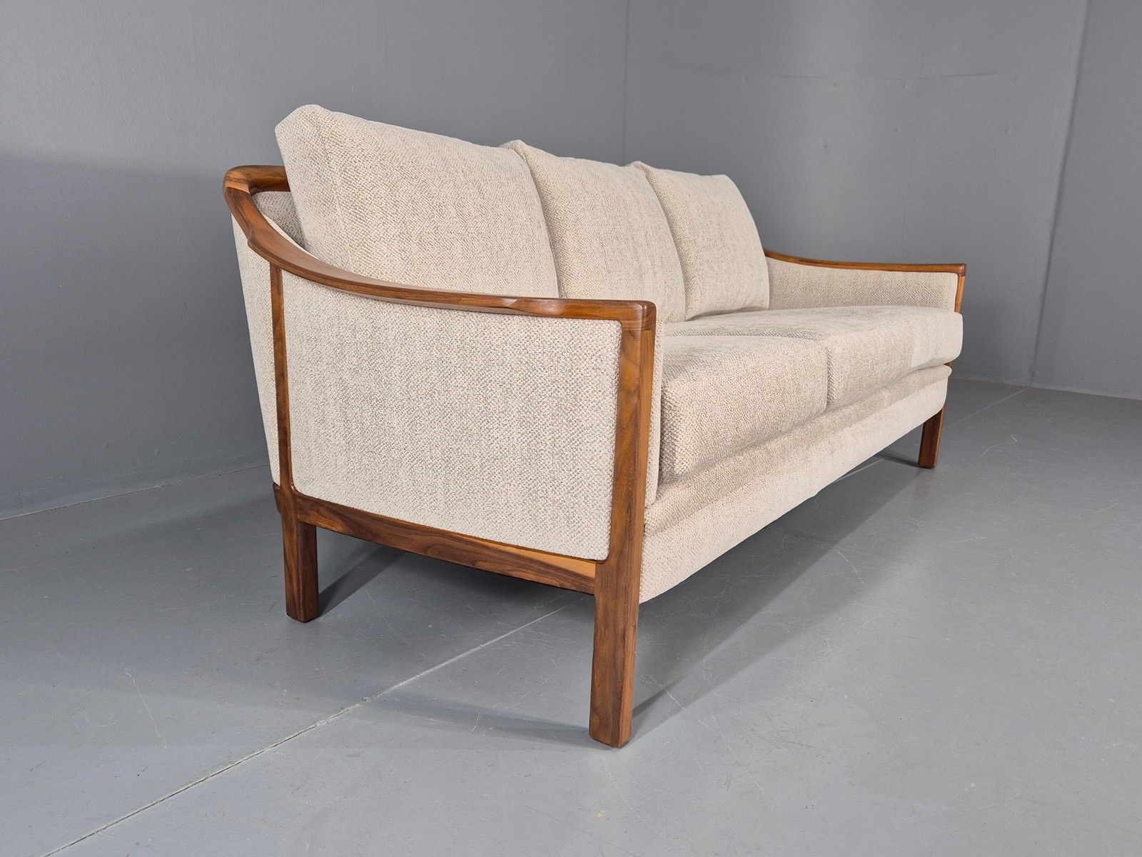 photo furniture Vintage Mid Century 3 Seater Sofa New Upholstery Brdr Andersen Retro 60s Eb11145