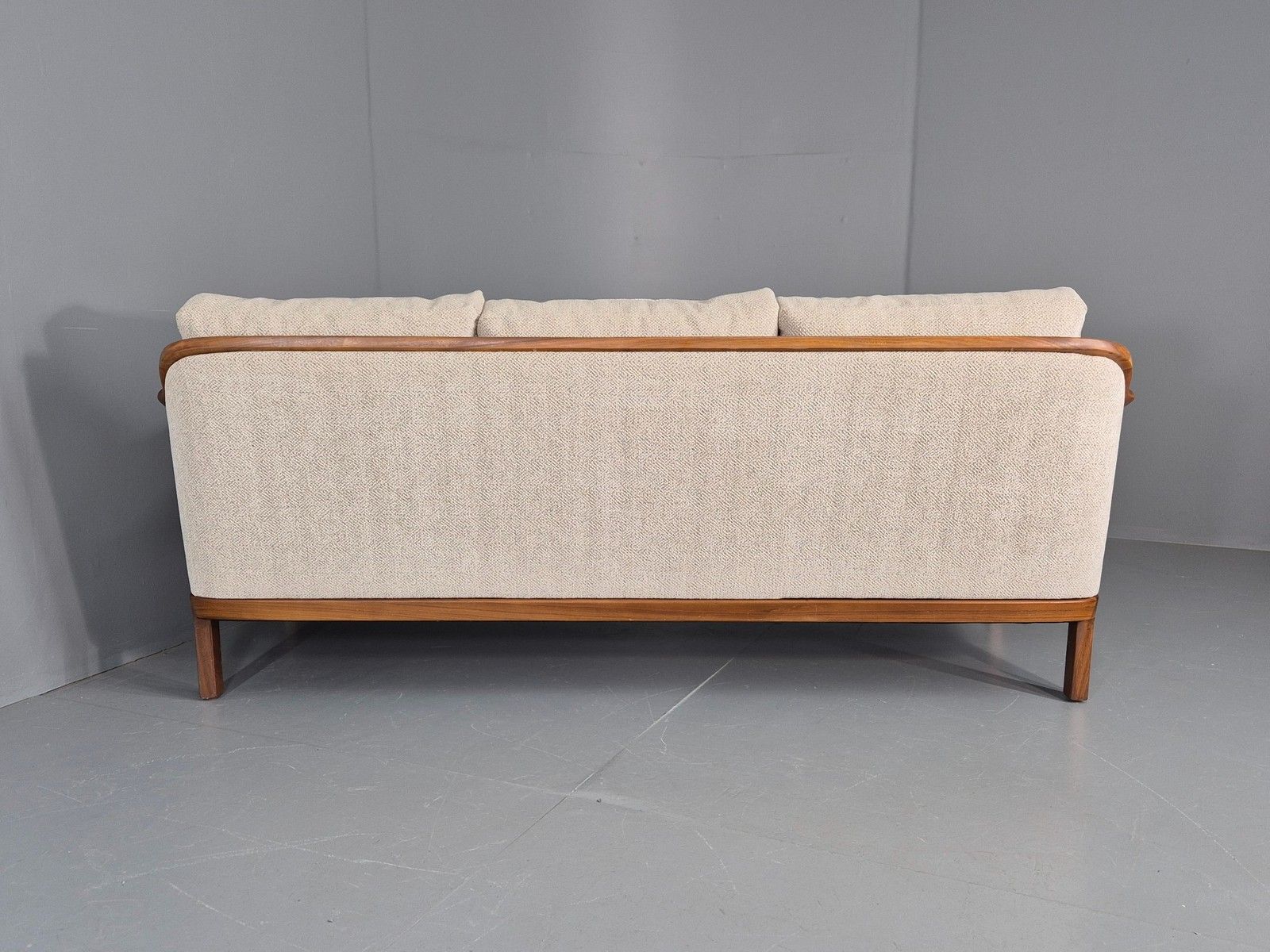 photo vinterior Vintage Mid Century 3 Seater Sofa New Upholstery Brdr Andersen Retro 60s Eb11145
