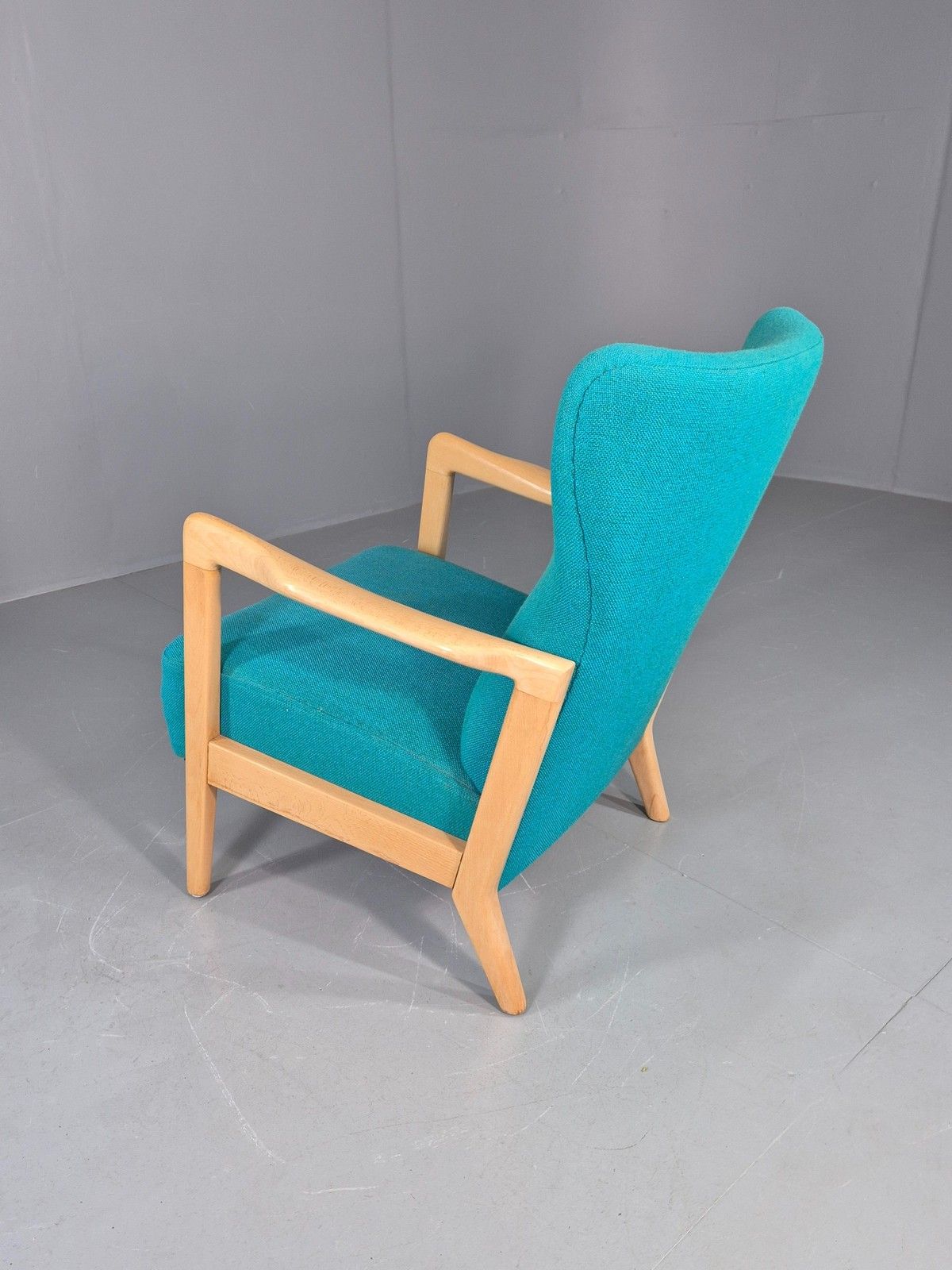 Furniture Vintage Mid Century Fritz Hansen Lounge Chair Soren Hansen Design 1940s  Eb12108 photo