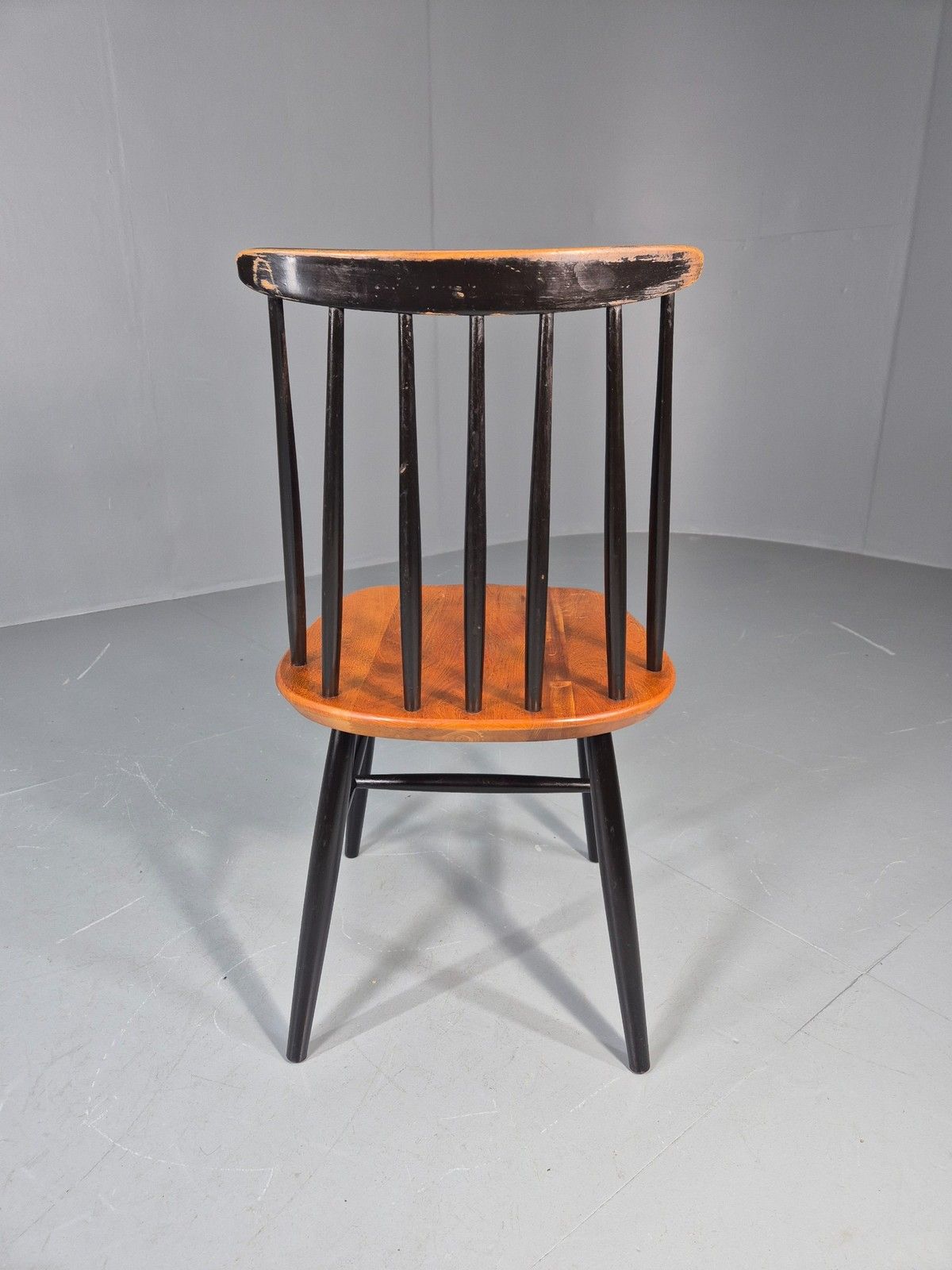 Vintage Ilmari Tapiovaara Fanett Chair Beech And Teak Retro Mcm 1950s Eb11602 photo vinterior