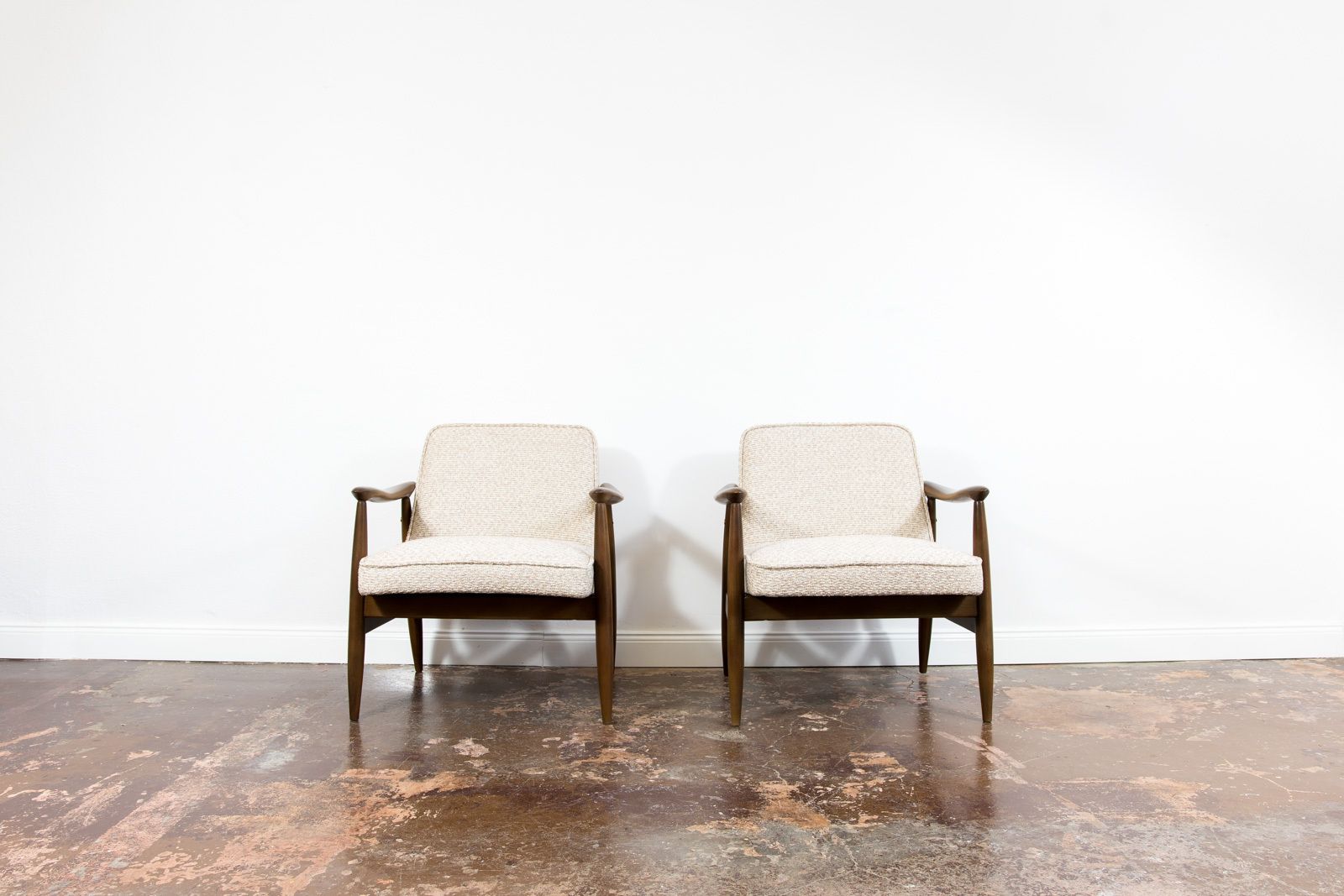 Mid-Century fauteuils van Juliusz Kędziorek, Polen, jaren 1960, set van 2 photo 1600.0