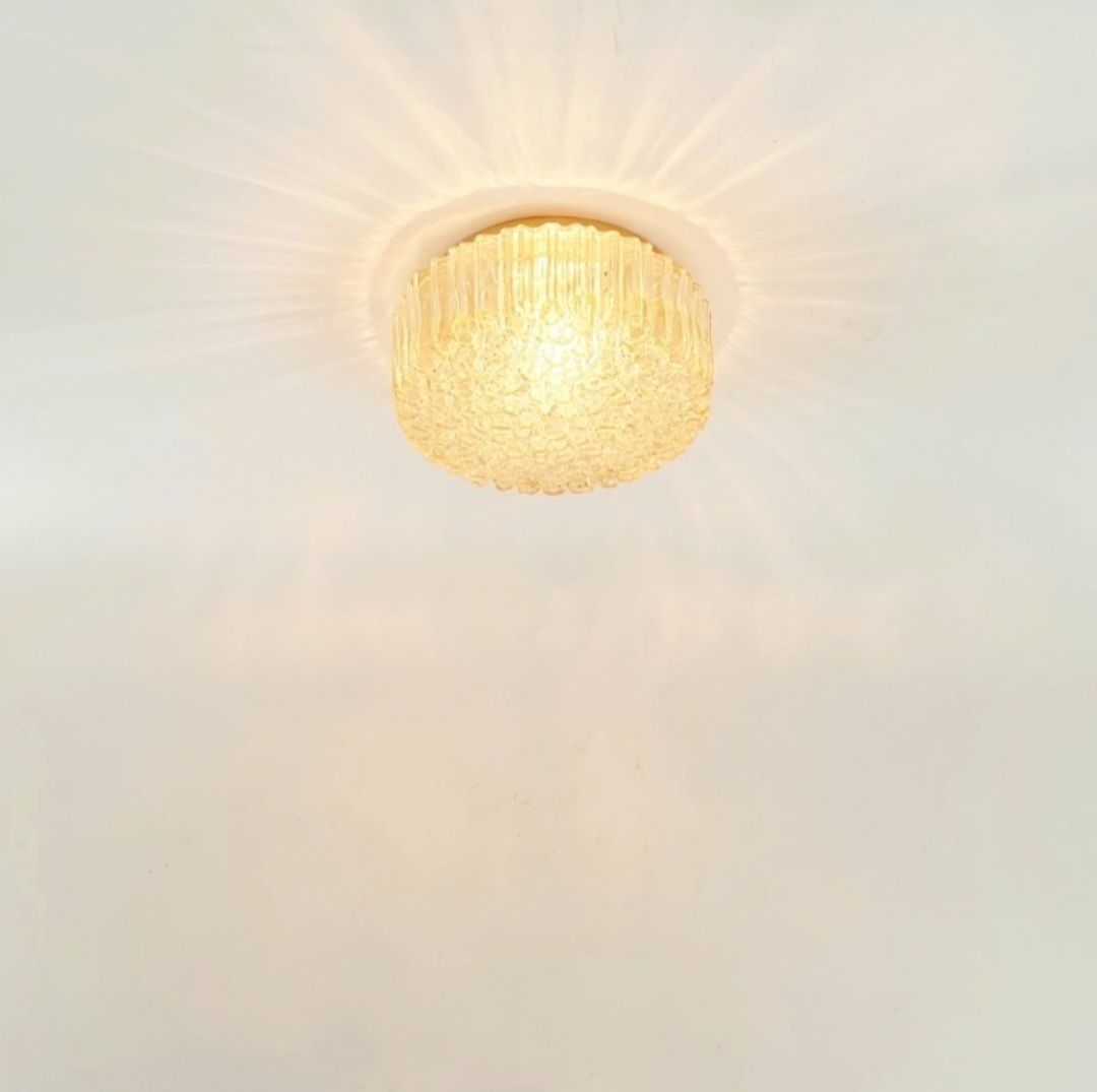 1 Van 3 Mid Century Modern Amber Bubble Glazen Wandlampen Van Helena Tynell Voor Limburg, Duitsland, Jaren 1970 photo buy