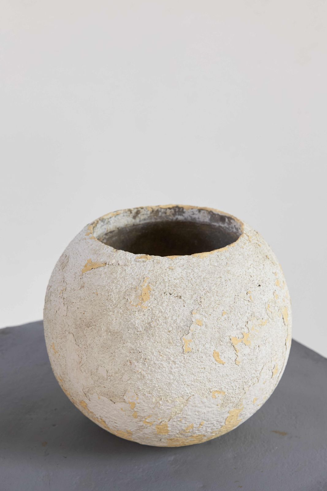 Mid Century French Concrete Ball Planters, C1950 (Individually Priced) photo for sale