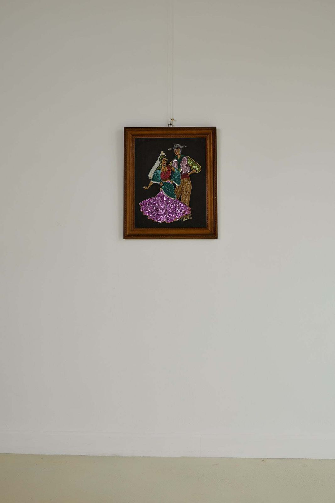 Embroidered Flamenco Dancer Picture photo furniture