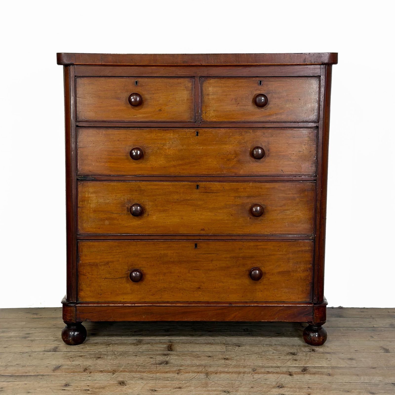 Antique Victorian Mahogany Chest Of Drawers | Antique Storage | Bedroom Drawers | Antique Chest Of Drawer (M 6