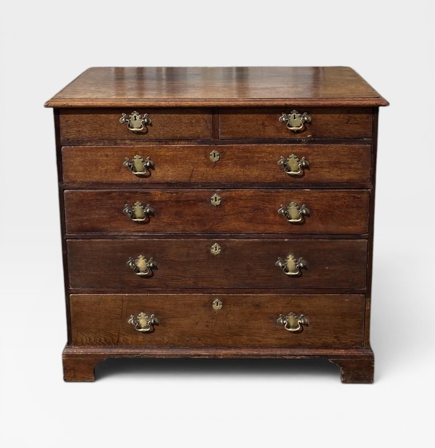Late 18th Century Georgian Oak Chest Of Drawers