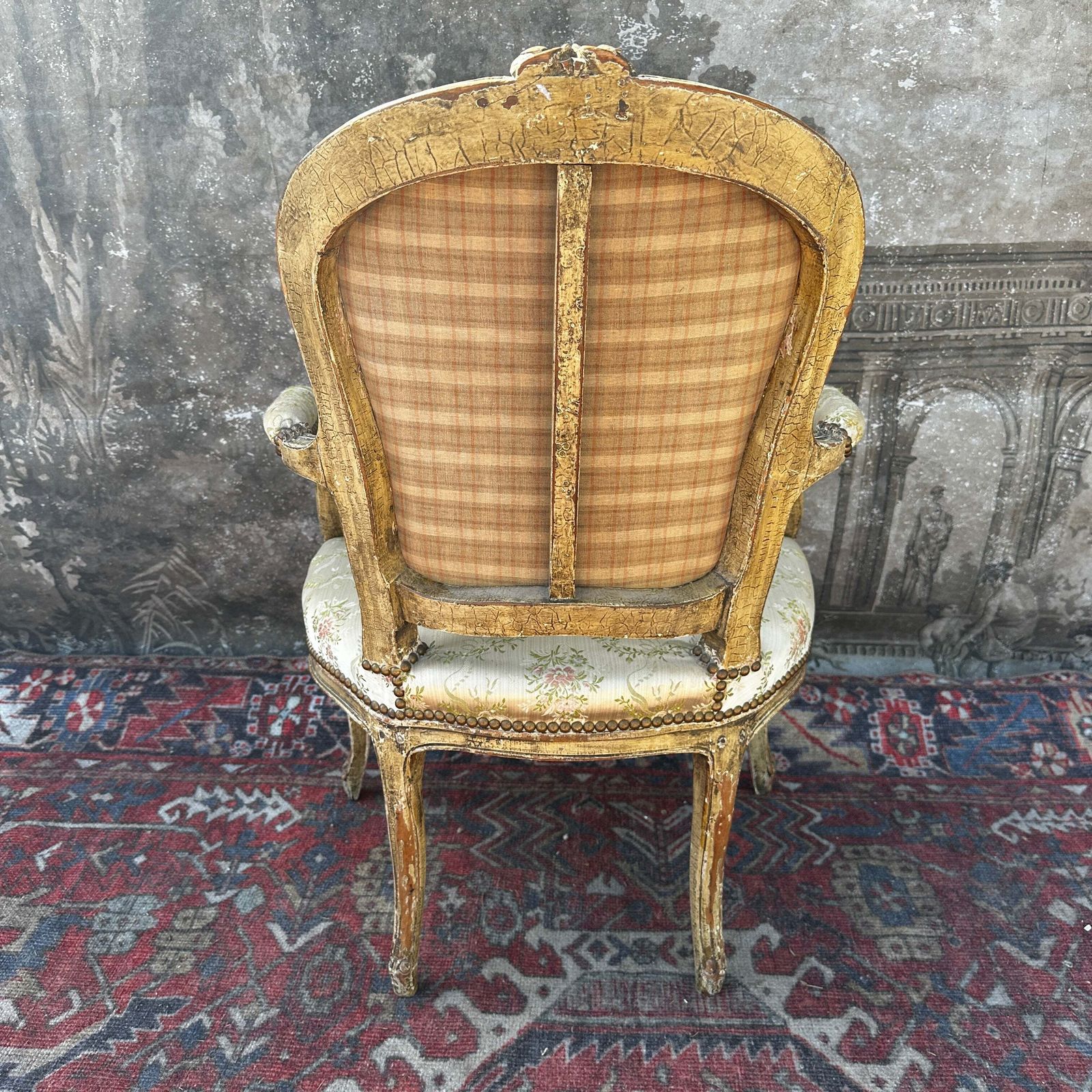 French Louis XV Style Fauteuil Armchair — C.1880 photo buy