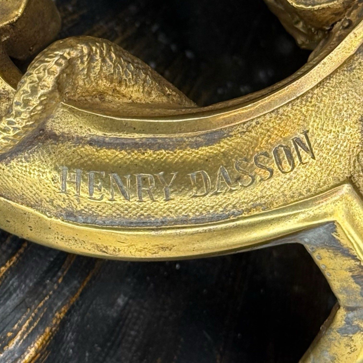 Gilt Bronze Art Nouveau Urn Centrepiece Vase After Henry Dasson photo Home Decor