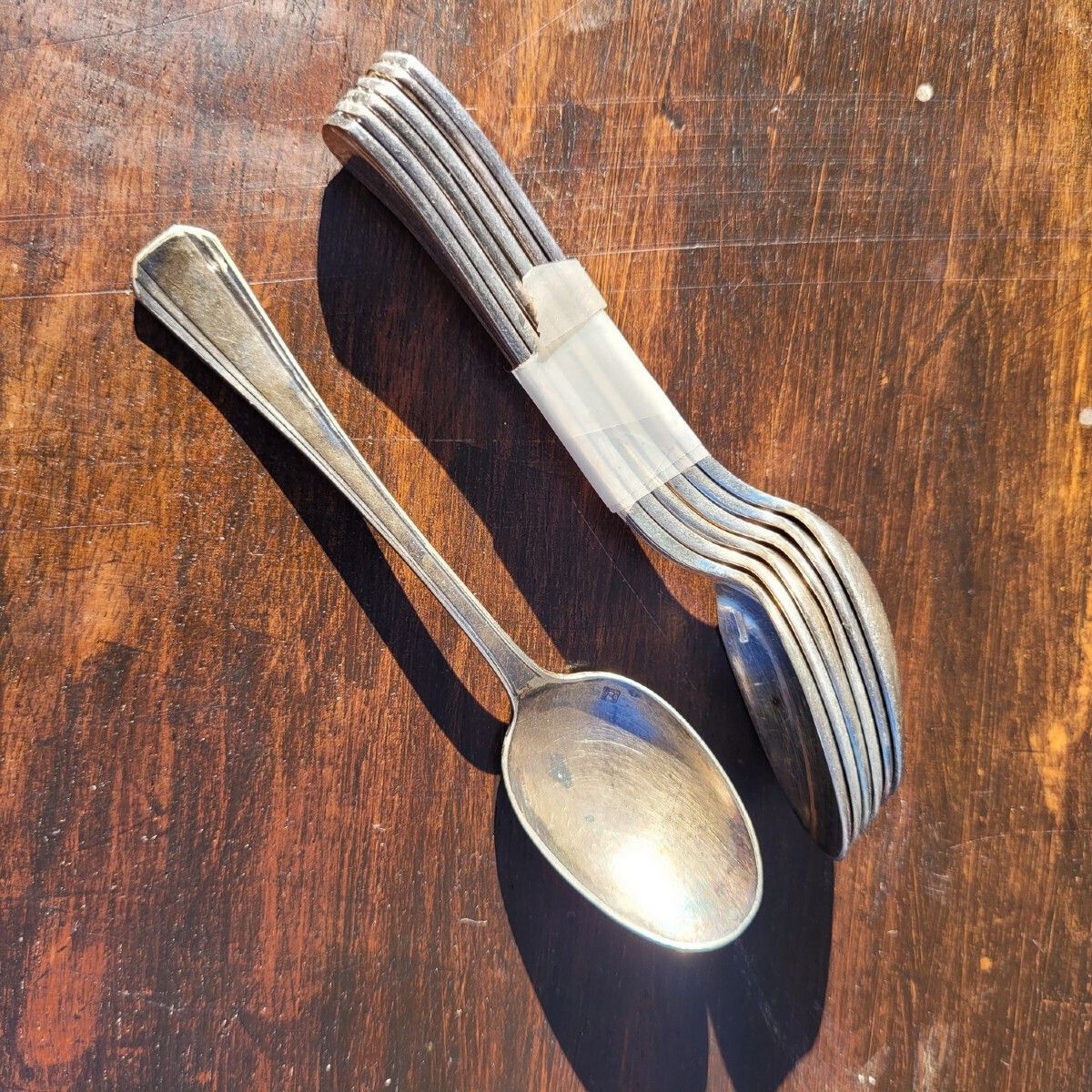 1250.0 Christofle   Luc Lanel   Boréal Flatware Set, Silver Plated Metal, Art Deco photo