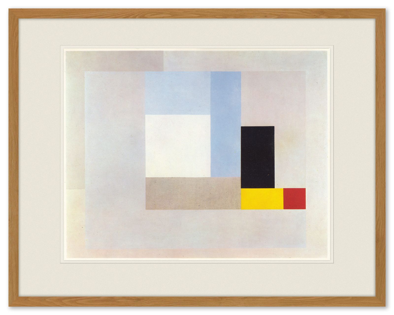 Ingelijste lithografische print van Ben Nicholson, 1962