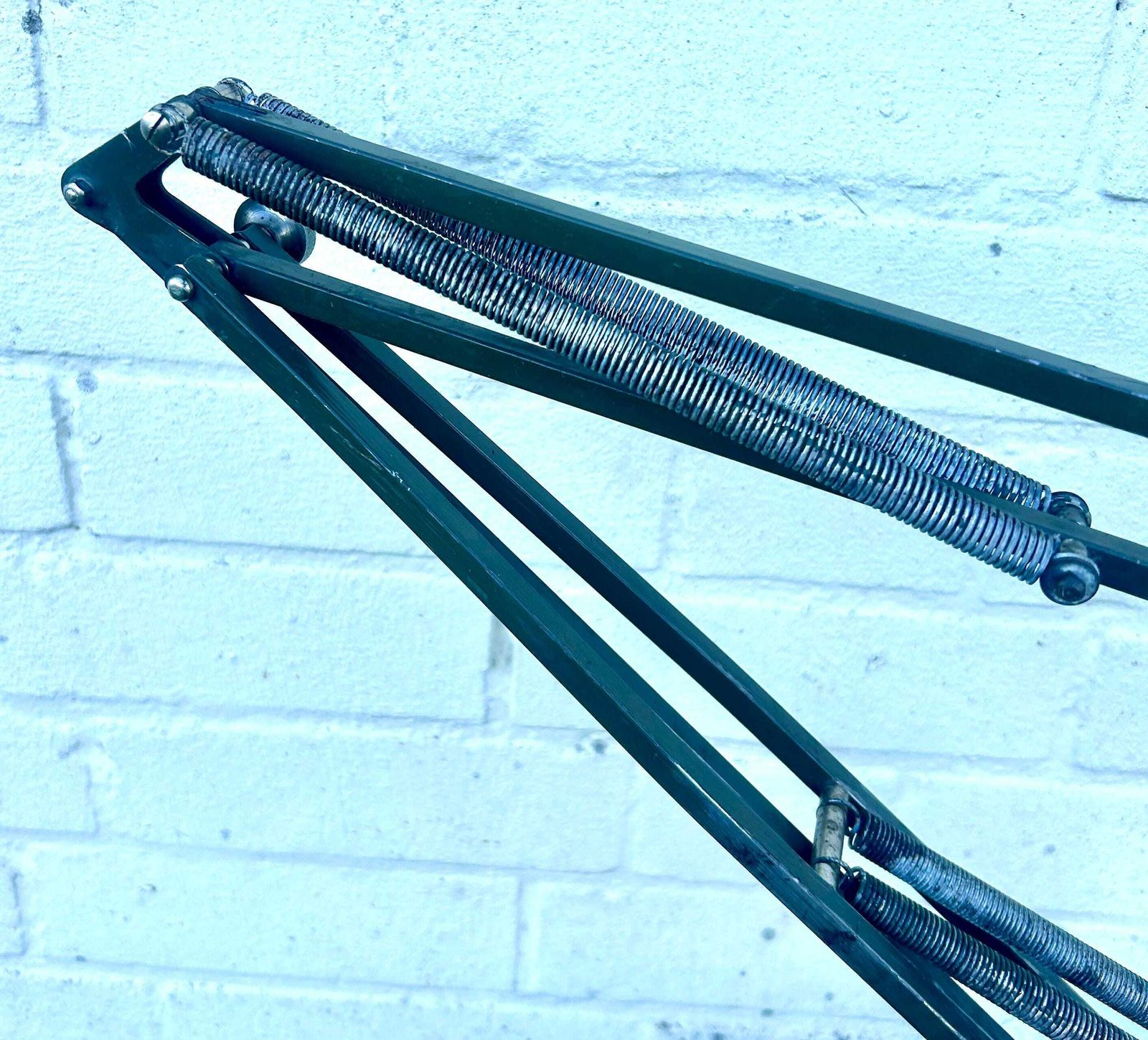 5 Available 1980s Military Swedish Green Clamp On Lamp Desk Industrial Vintage Retro Anglepoise Antique Light Lighting Mid Century Army photo 175.0