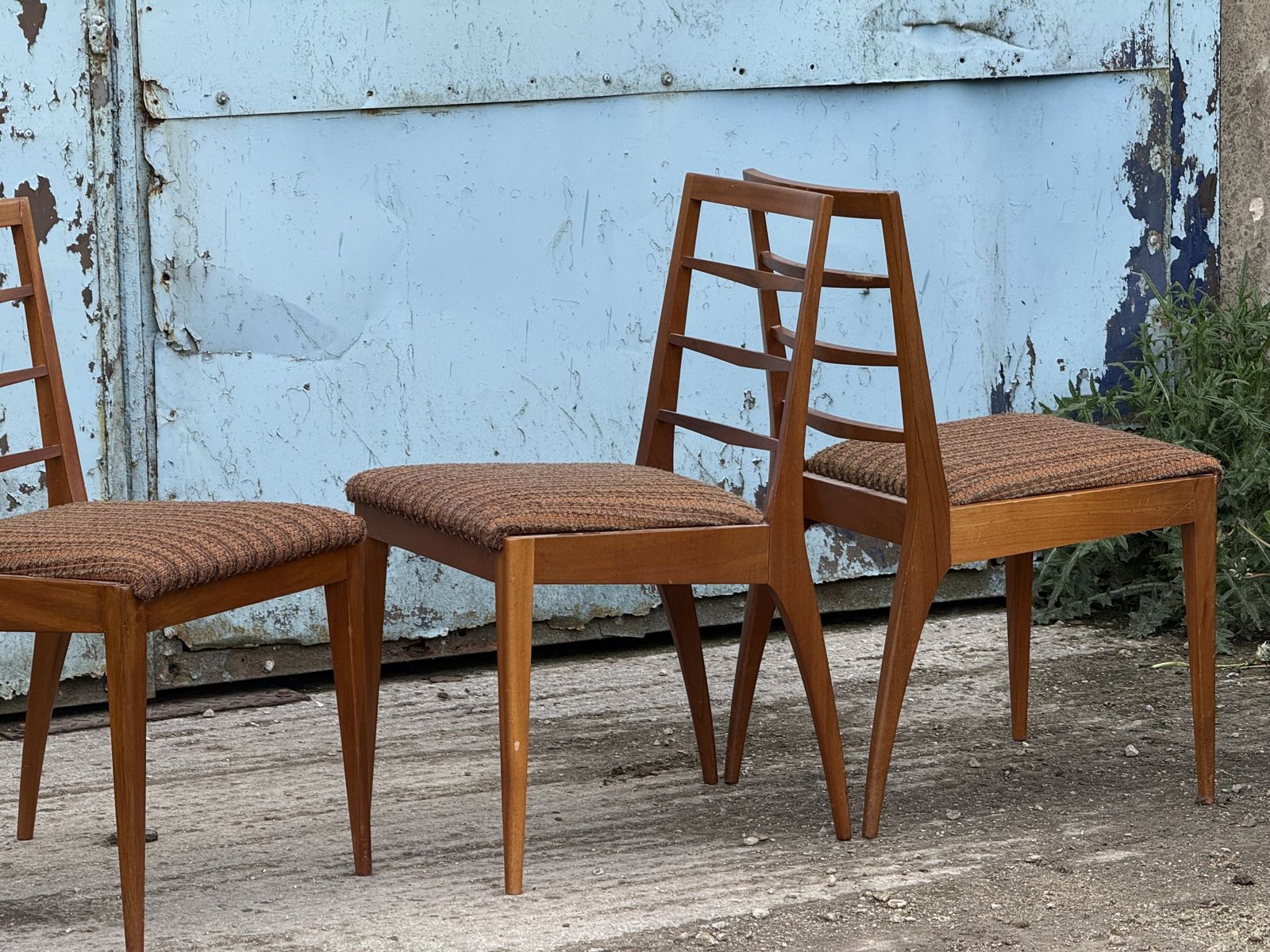 Set Of Four Teak Dining Chairs By Tom Robertson For A.H. McIntosh, 1960s photo vinterior