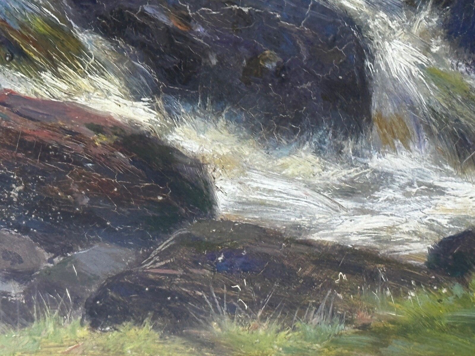 Art Victorian Oil Painting View The Glen Sligachan Skye Scotland By Louis Bosworth Hurt photo