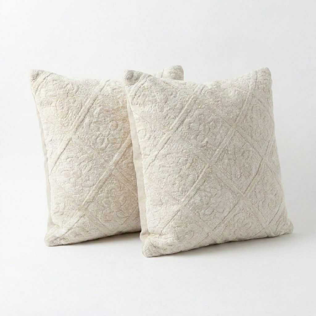Housses de coussin kilim turc en laine, 46 x 50 cm et 50 x 50 cm, lot de deux photo furniture