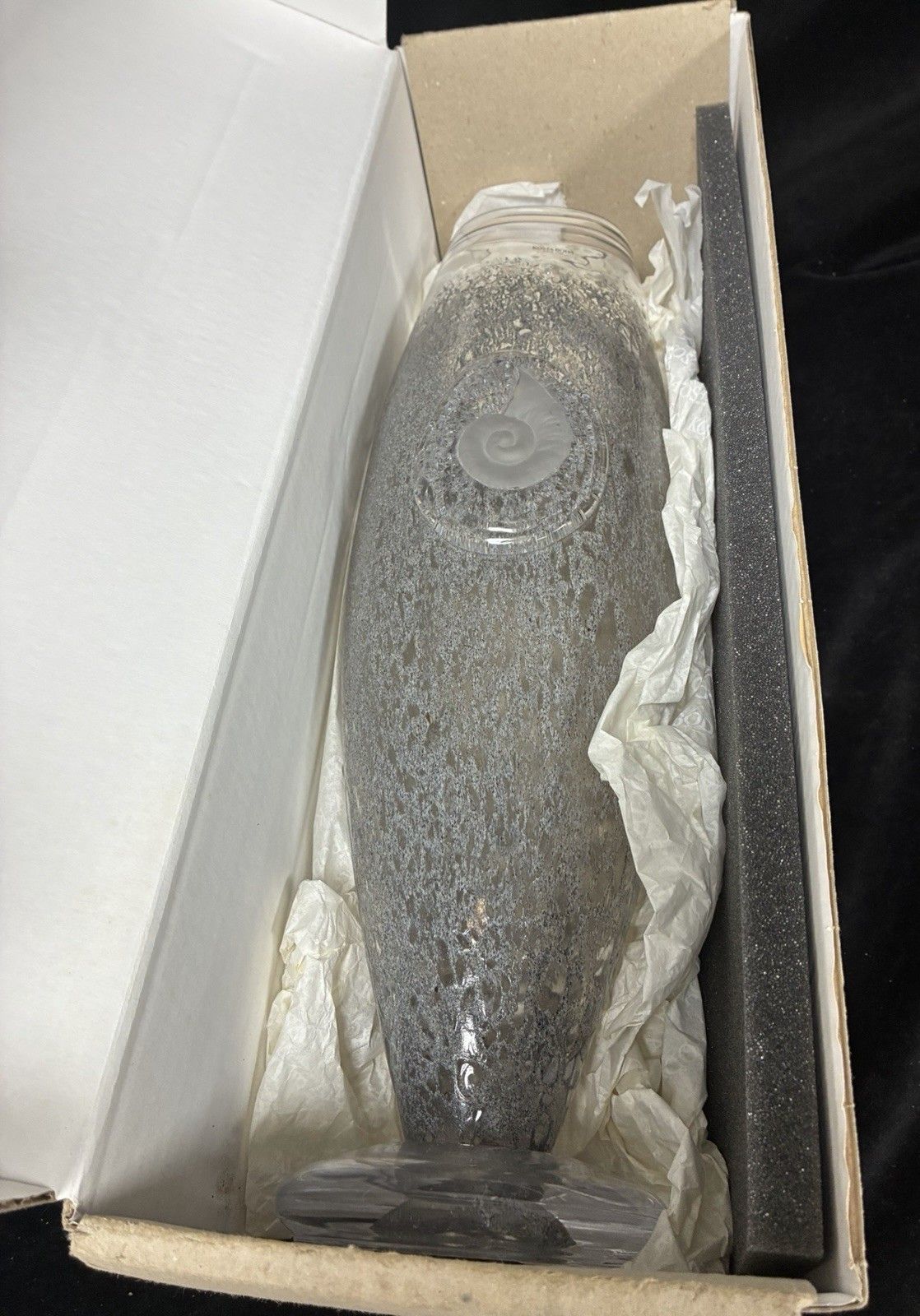 Kjell Engman Kosta Boda Large Fossil Vase Boxed Signed photo furniture