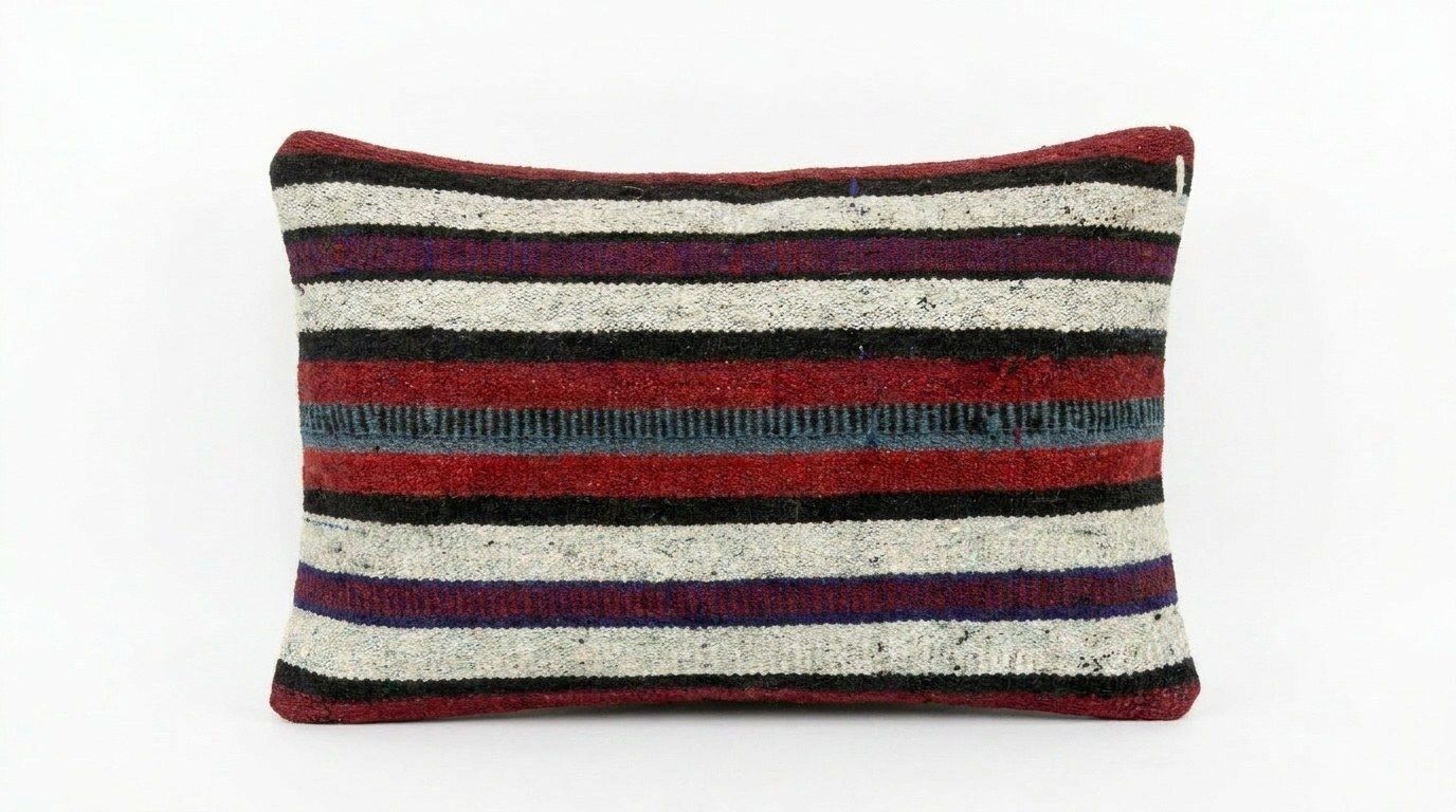 Boheemse Kilim Lendenkussenhoes 35 x 50 cm