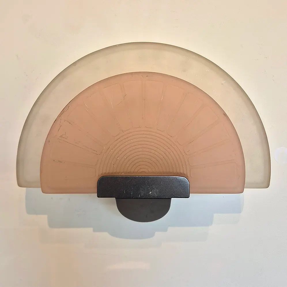 1980's Arteluce Diva Wall Light By Ezio Didone: Postmodern Brutalist Italian Style photo furniture