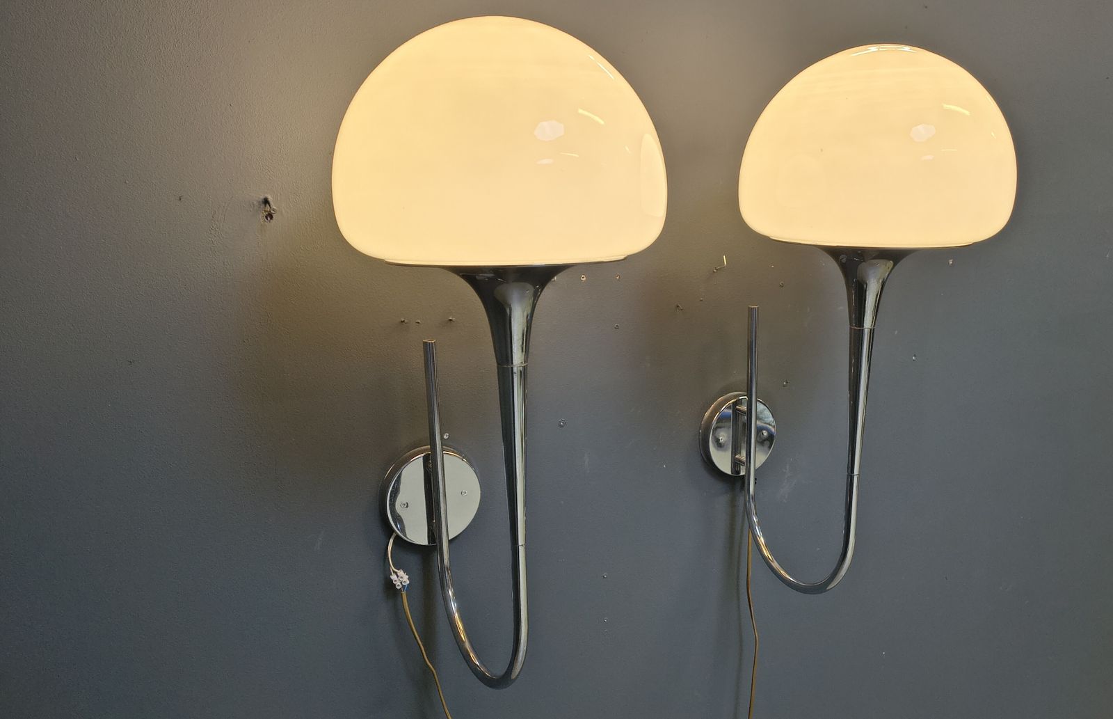 Mid Century Italian Wall Lamps By Goffredo Reggiani For Reggiani  Set Of 2 photo furniture