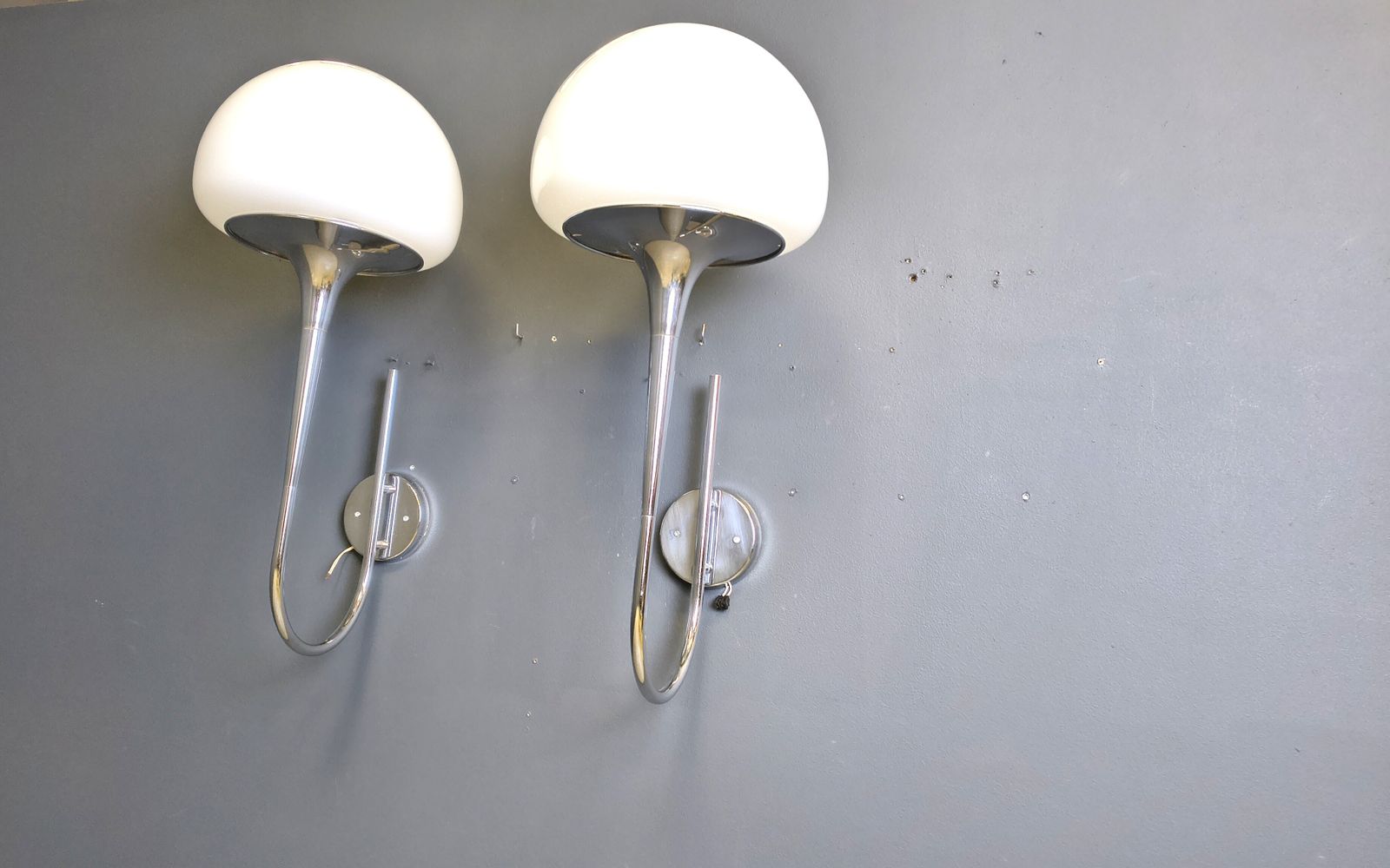 photo furniture Mid Century Italian Wall Lamps By Goffredo Reggiani For Reggiani  Set Of 2