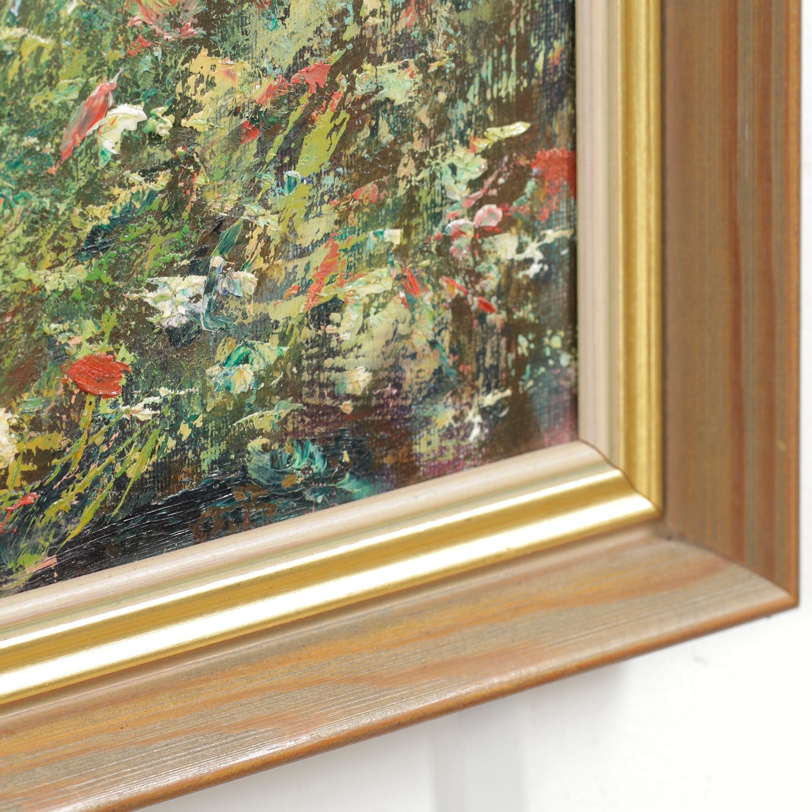 Vintage Oil On Board – After Renoir “Woman In A Garden” photo buy