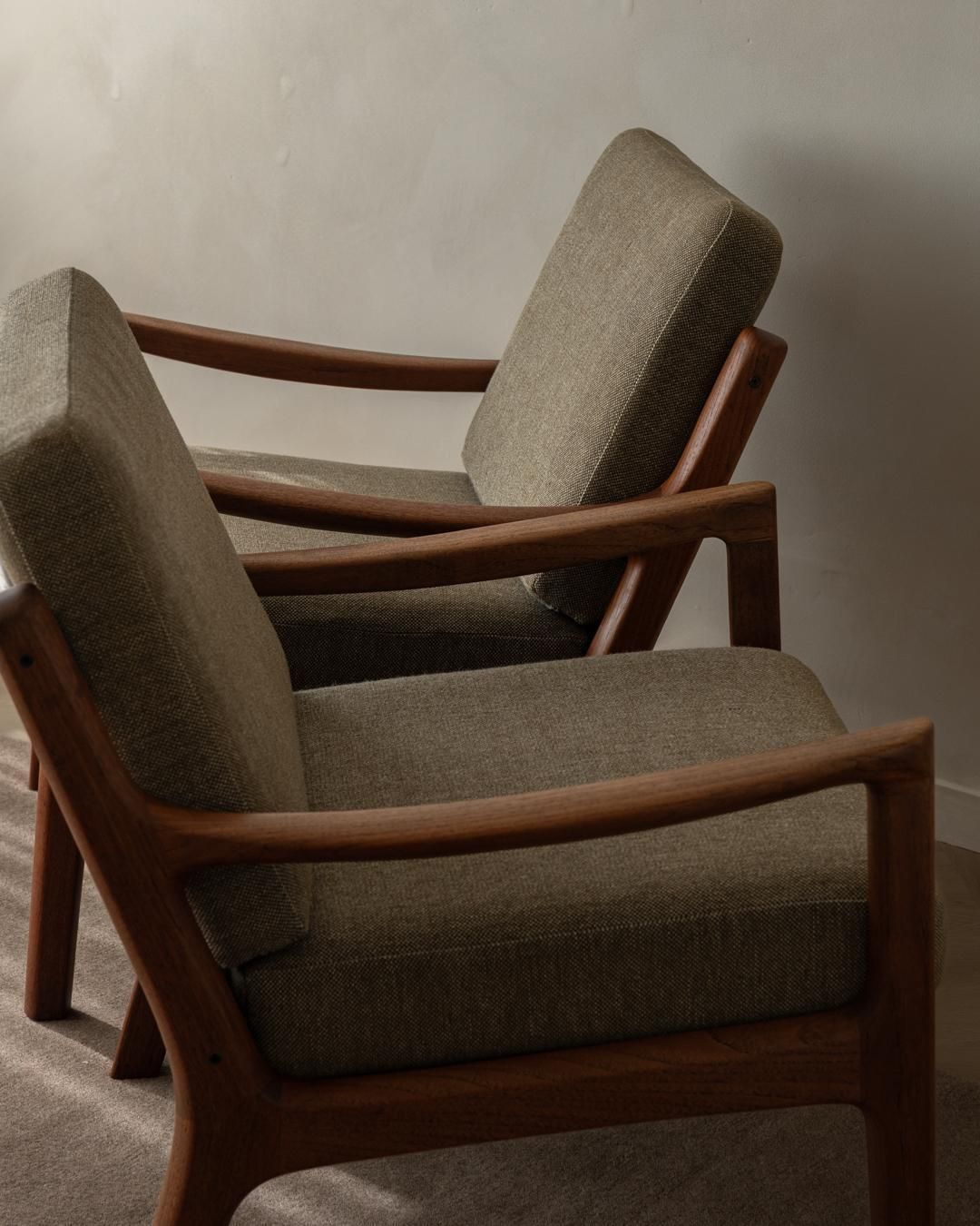 Senator Lounge Chairs By Ole Wanscher For Cado, Danish Teak, 1960s, Set Of 2 photo buy