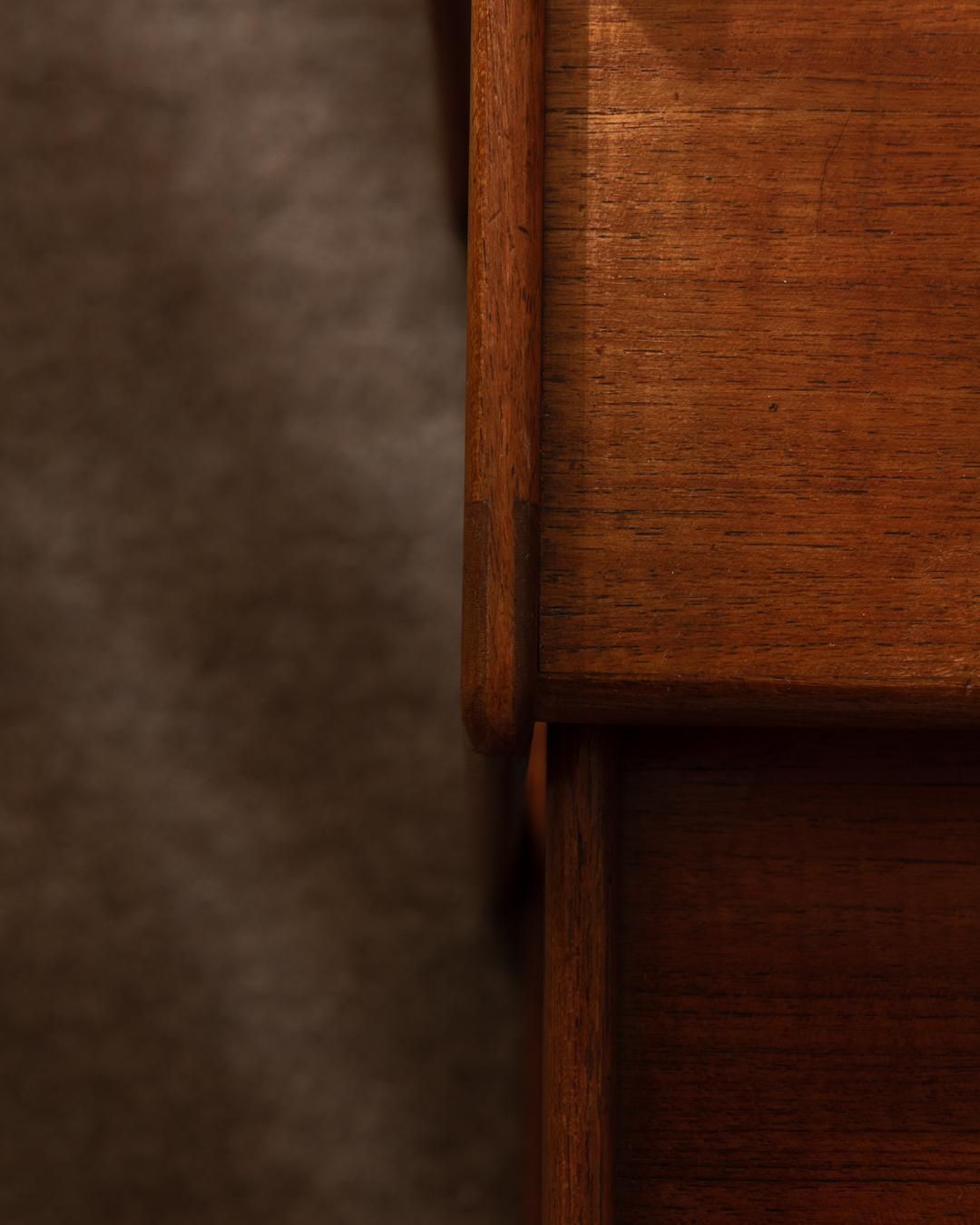 photo for sale Danish Teak Nesting Tables By Arne Hovmand Olsen For Mogens Kold, 1960s