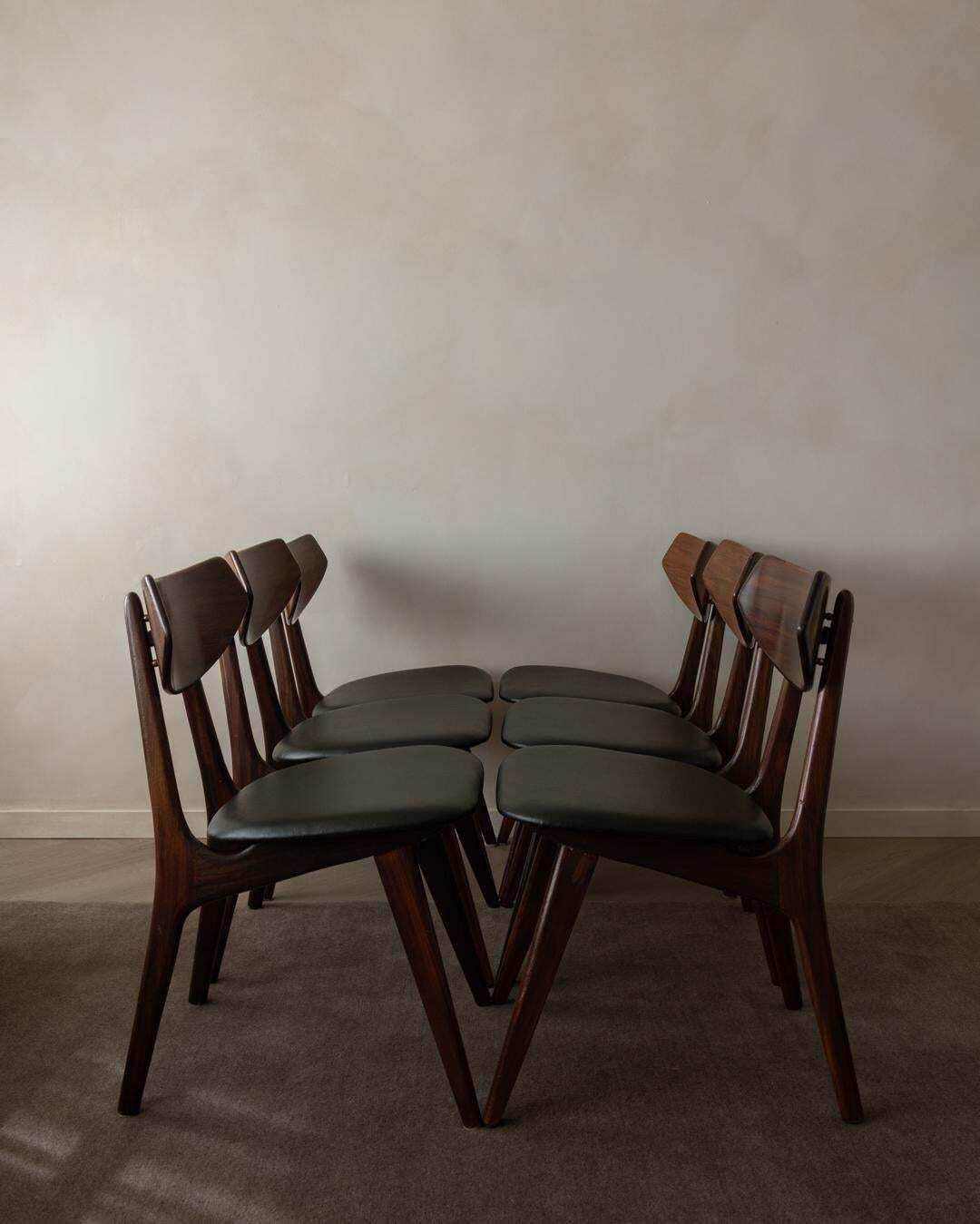 Dutch Mid Century Dining Chairs By Louis Van Teeffelen For Awa, 1960s, Set Of 6 photo Furniture