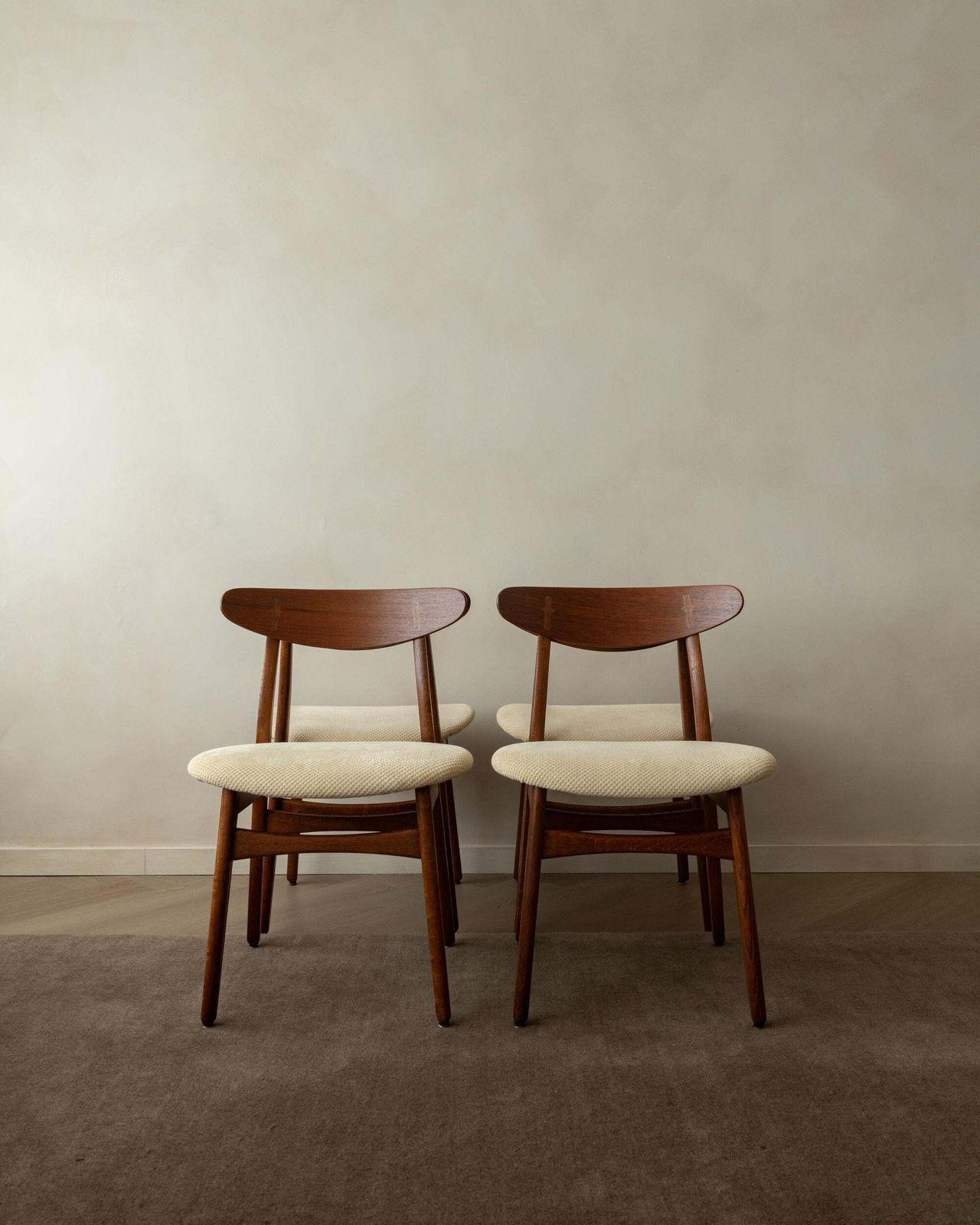 Ch30 Dining Chairs By Hans J. Wegner For Carl Hansen & Søn, 1950s, Set Of 4 photo for sale
