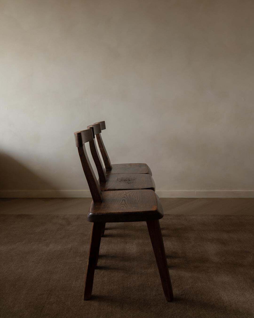 Vintage T Dining Chairs From Aranjou, 1960s, Set Of 3 photo vinterior