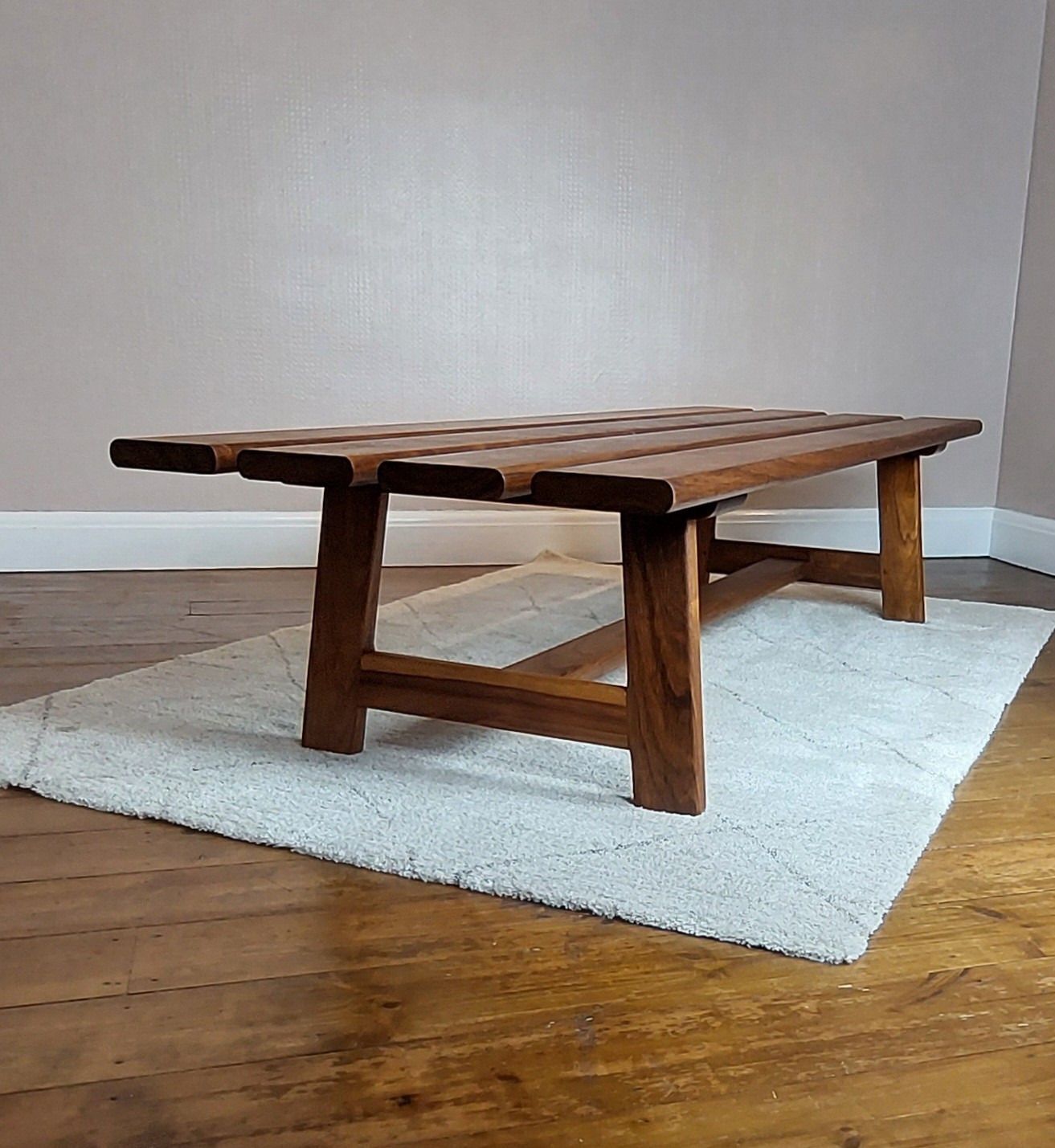 Mid Century Large Designer Teak Coffee Table By John Tabraham For Kallenbach South Africa photo furniture