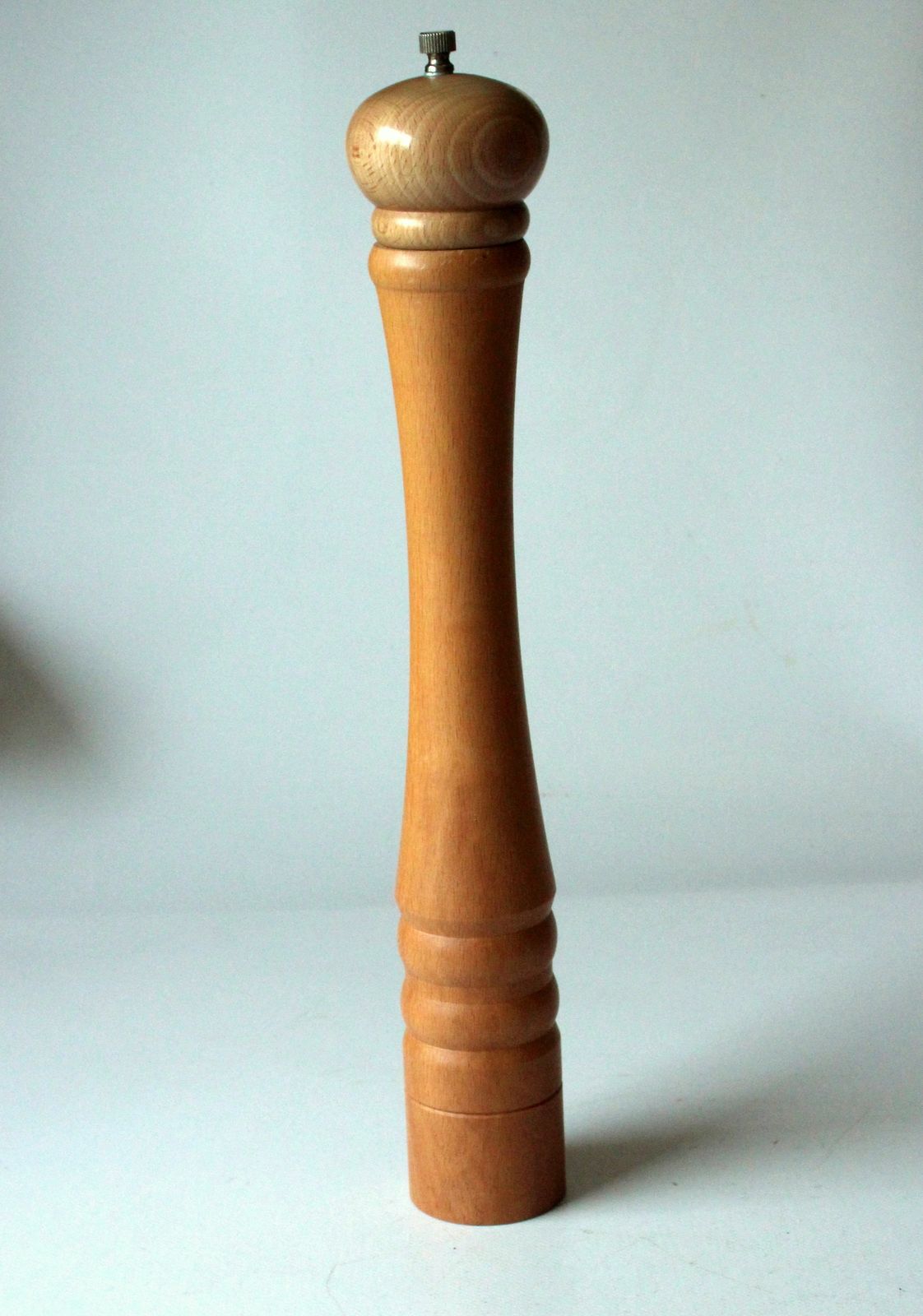 Xl   High Wood And Metal Pepper Shaker From The 80x   Height Approx. 41.5 Cm   Vintage photo furniture