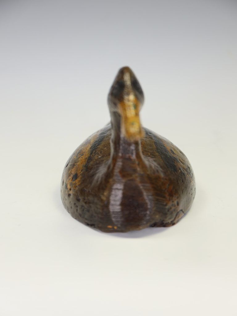 Antique 19th Century French Folk Art Carved Wooden Duck photo buy