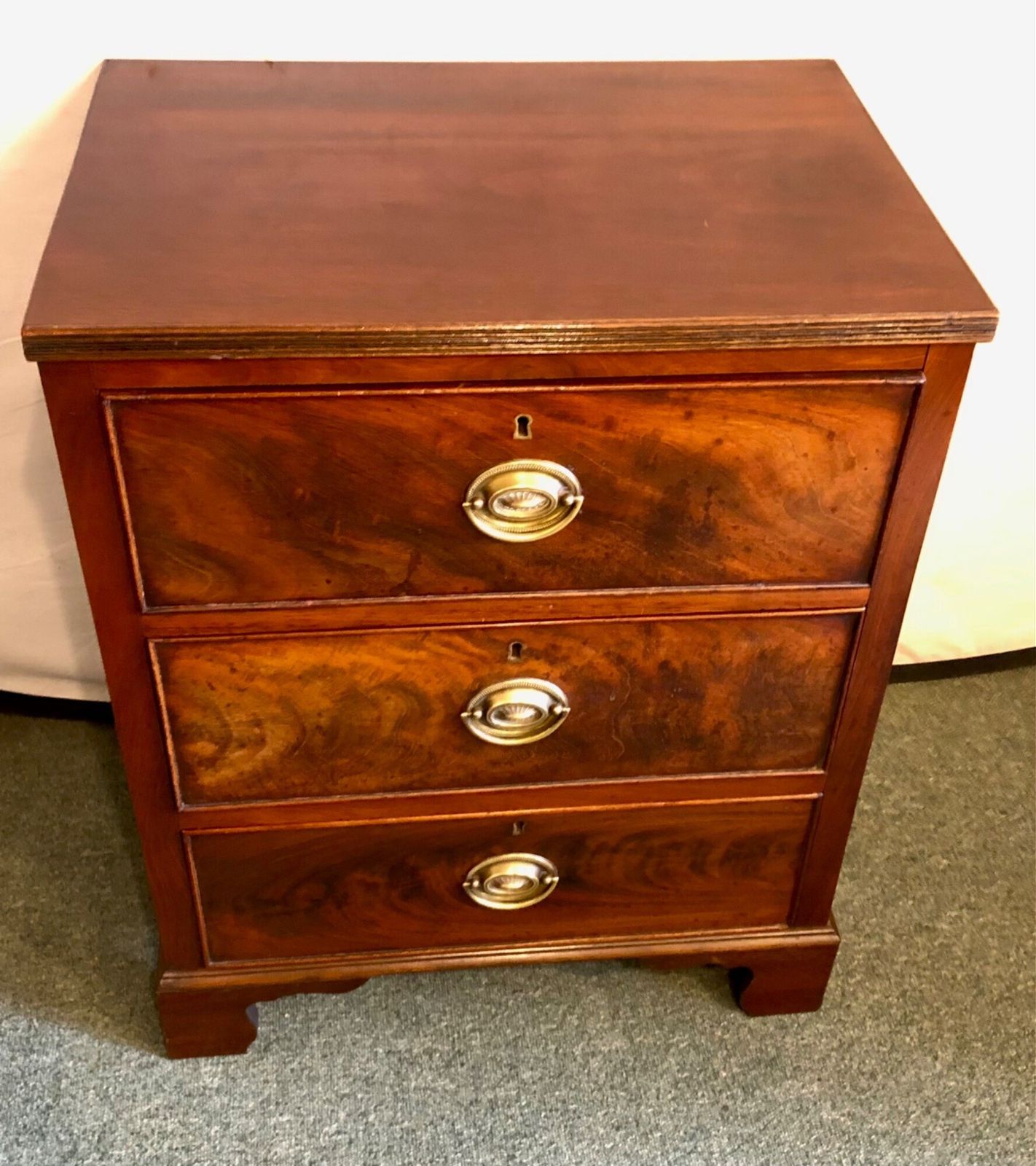 Small 19th Century Mahogany Chest Of Drawers photo furniture