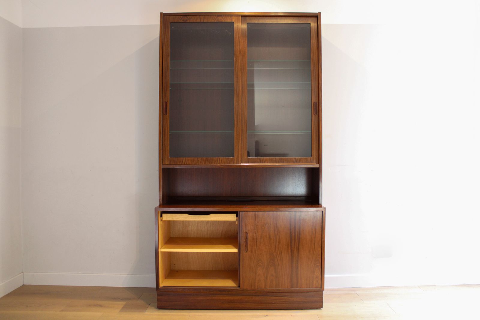 A Vintage Mid Century Danish Rosewood Poul Hundevad Display Cabinets photo buy