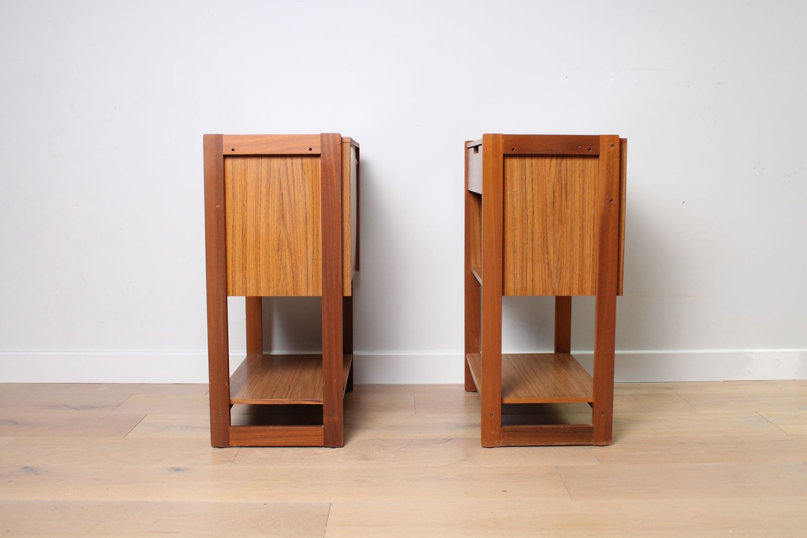 photo for sale A Pair Of Vintage Mid Century Myer Beside Tables