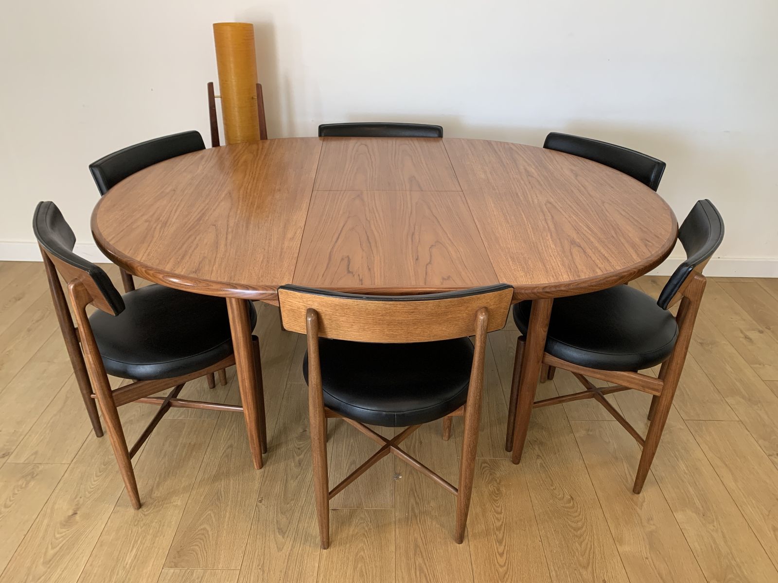 photo furniture Restored G Plan Fresco Extending Table & 4 (Or 6) Victor Wilkins Dining Chairs