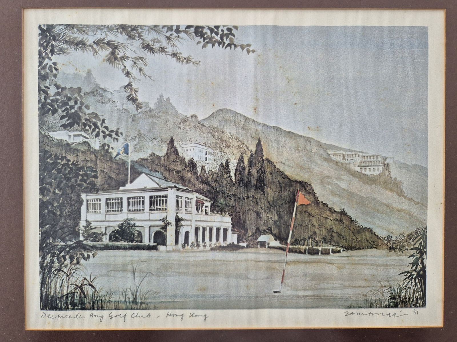 Framed Prints Of Old Hong Kong By Tom Briggs (Set Of 4) photo furniture