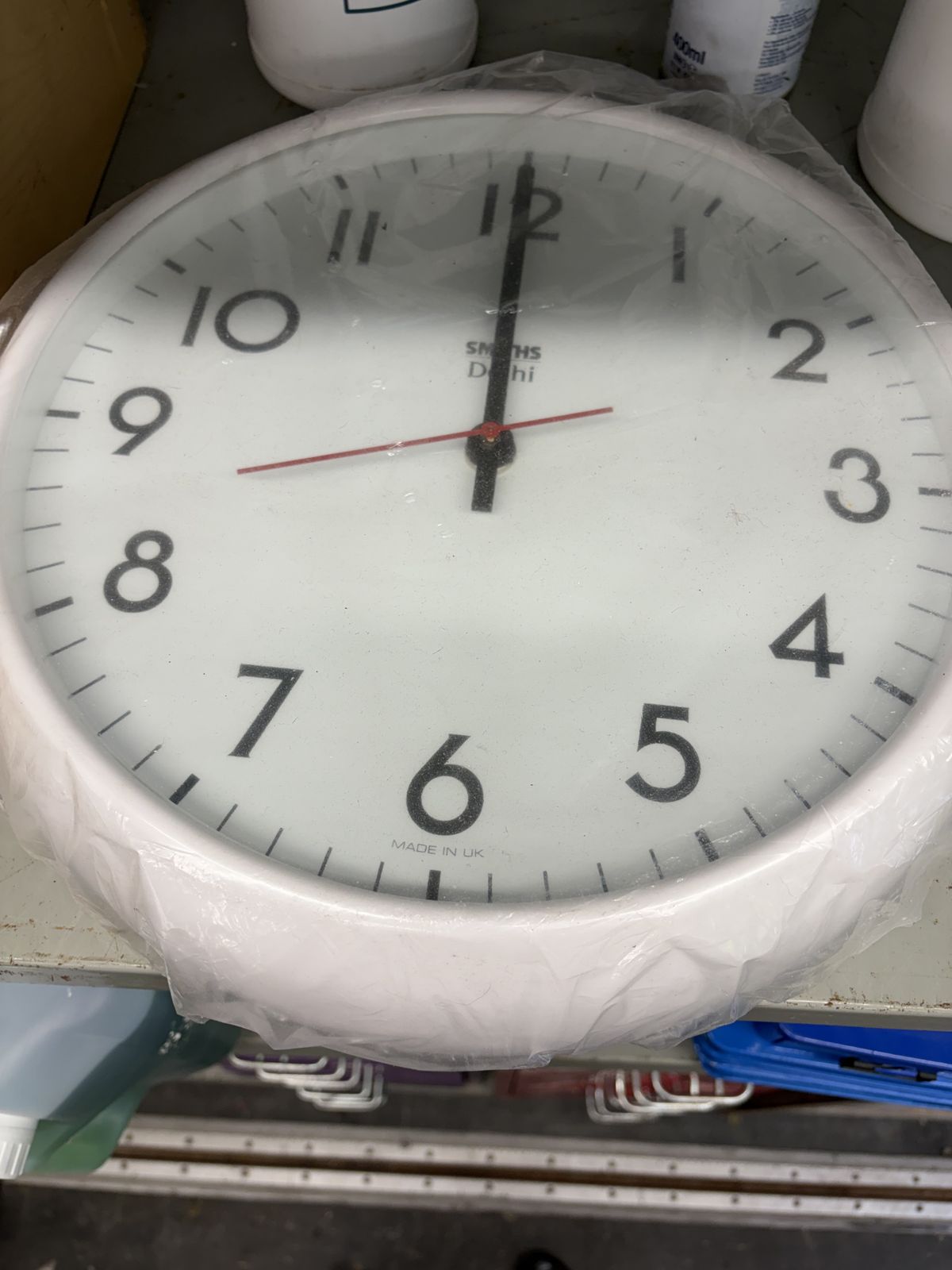 Smiths Delhi Wall Clock   Original Scetric   New   Wiring Untested photo Home Decor