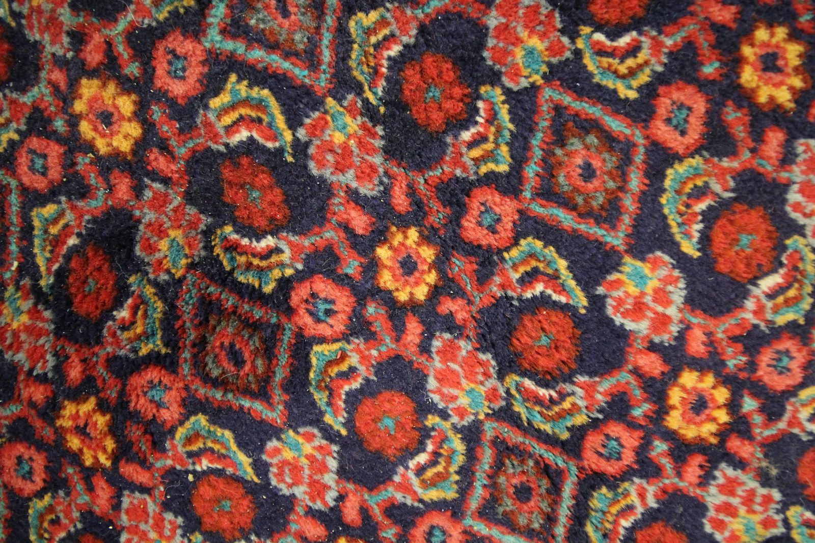 All Over Red Oriental Area Rug Handmade Traditional Geometric Carpet photo Textiles