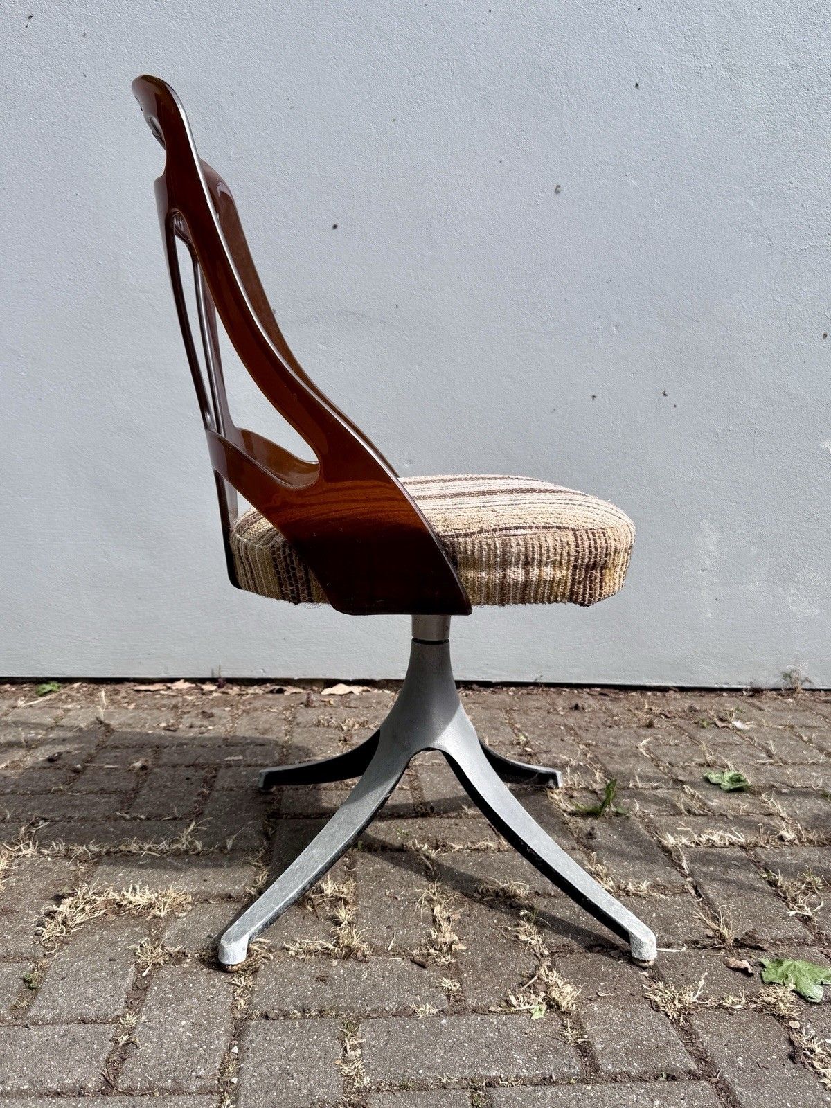 photo furniture Chromcraft Grafton USA 1970s Glass Table & Chairs Restoration Project A/F